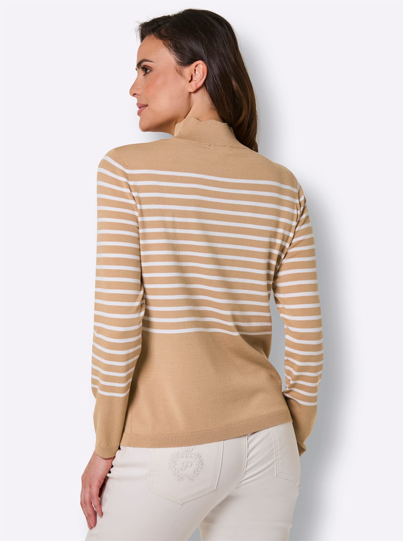 CREATION L PREMIUM Streifenpullover »Lyocell-Mix-Pullover«