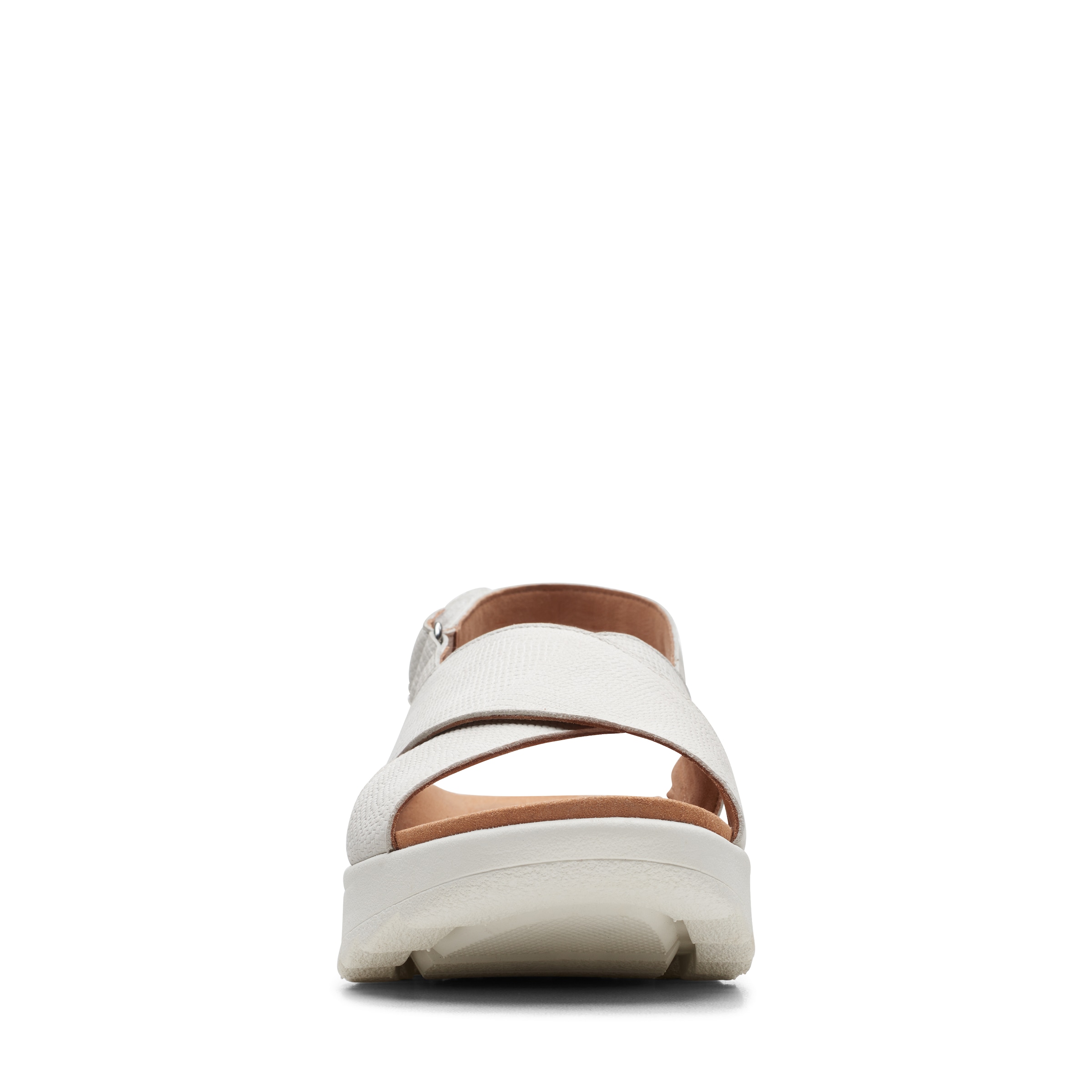 Clarks Sandale »DashLite Wish«, Plateausandale, Klettschuh mit modischer Kreuzbandage