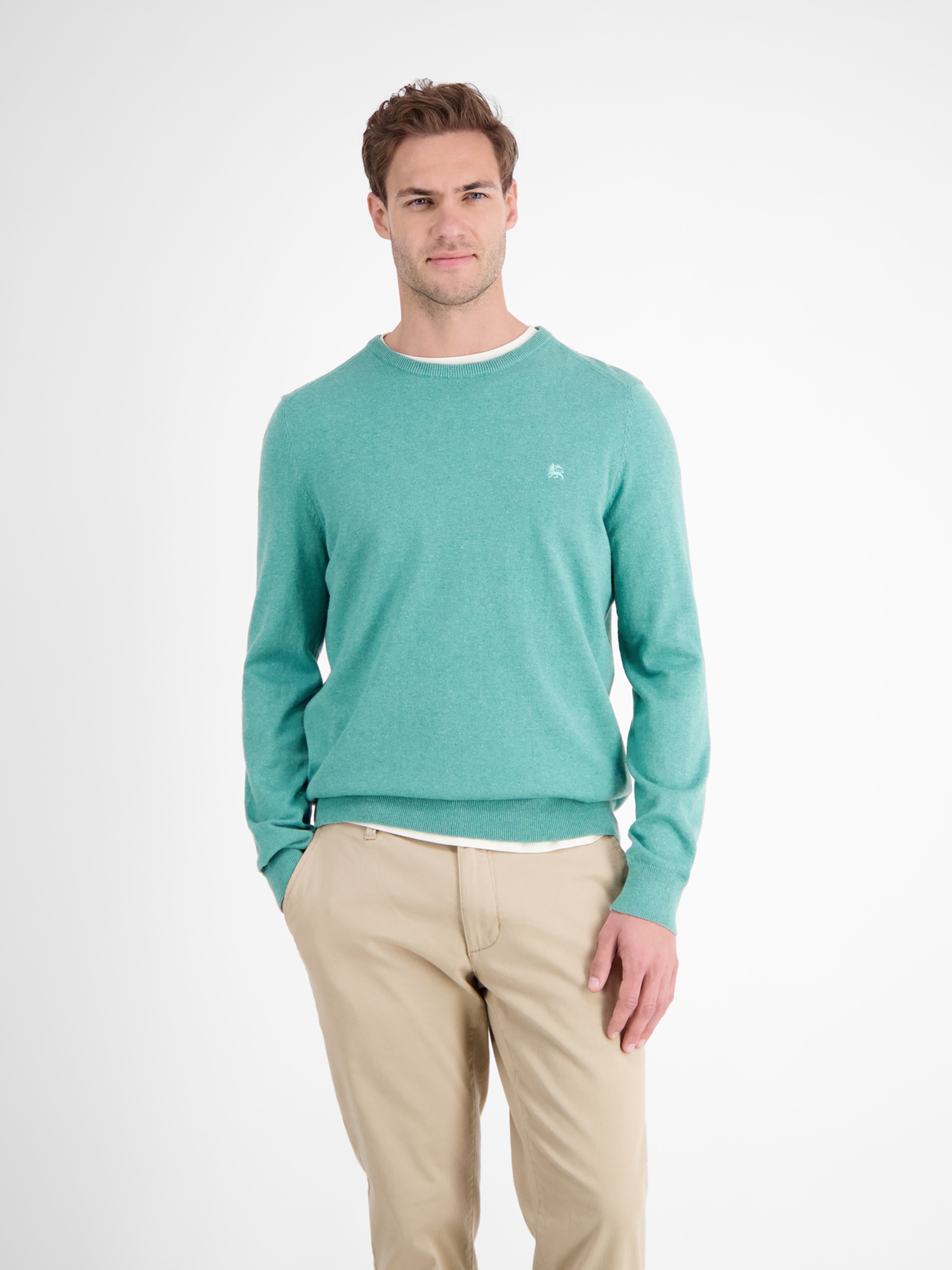 LERROS Strickpullover »Herren Basic Strickpullover«