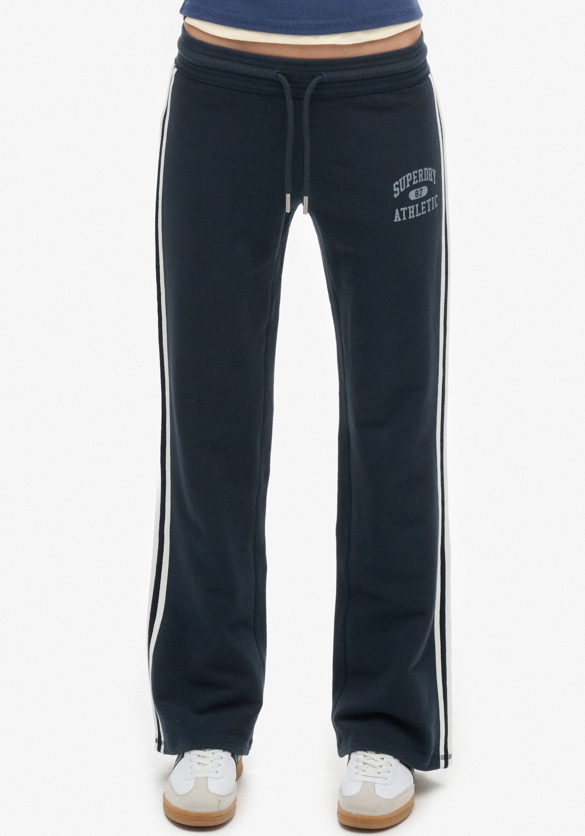 Sweathose »ATHLETIC STRIPE FLARE JOGGER«, Jogginghose mit Streifen und Schlag