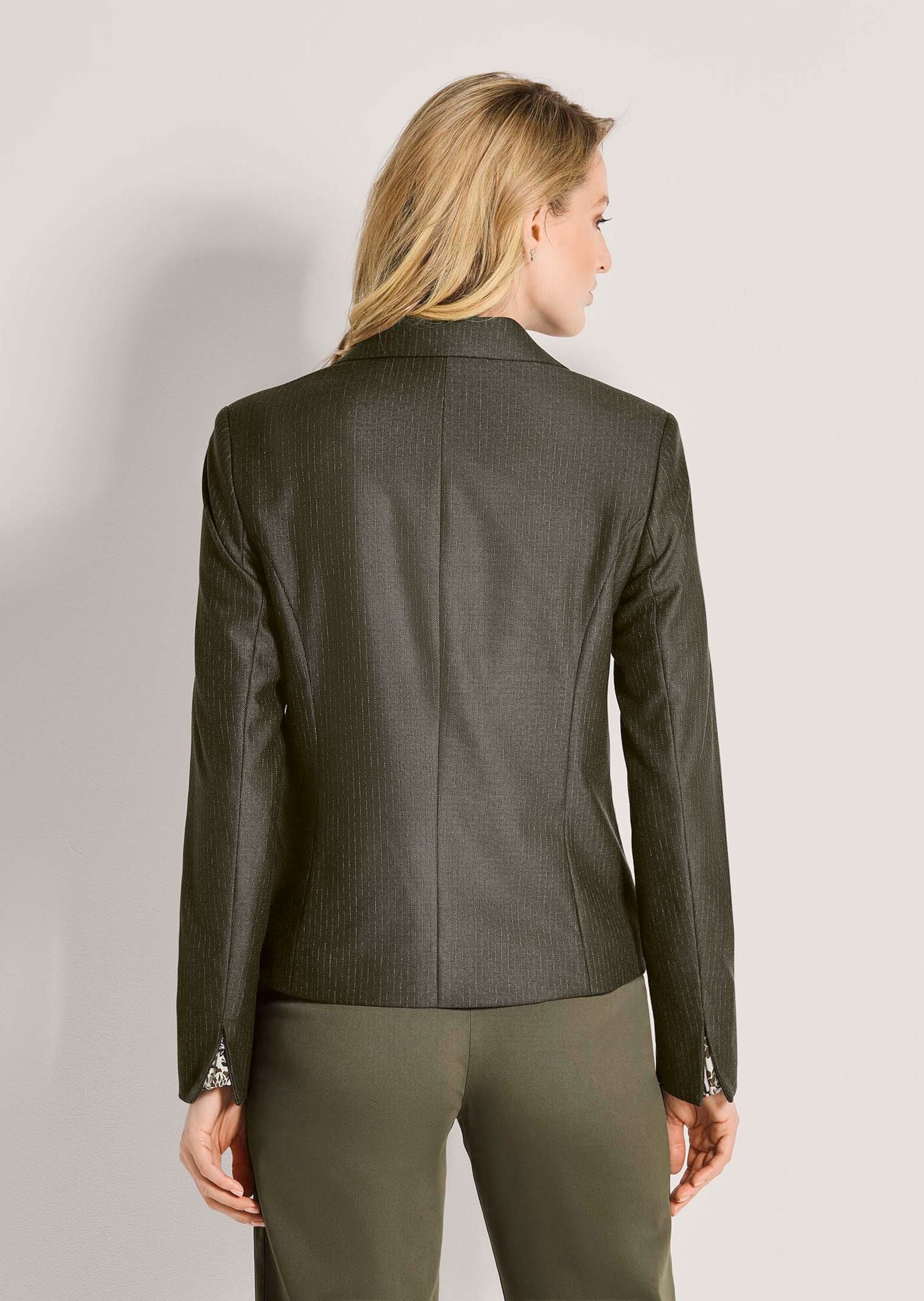 MADELEINE Jackenblazer »Blazer Nadelstreifen-Blazer mit Wappenknöpfen«