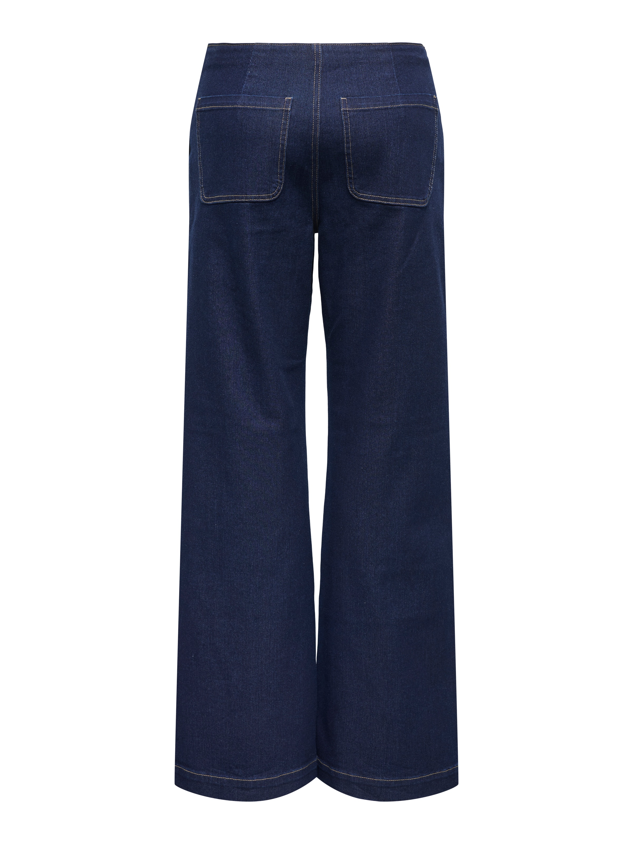 ONLY High-waist-Jeans »ONLMADELINE BUTTON HW WIDE DNM GUA«