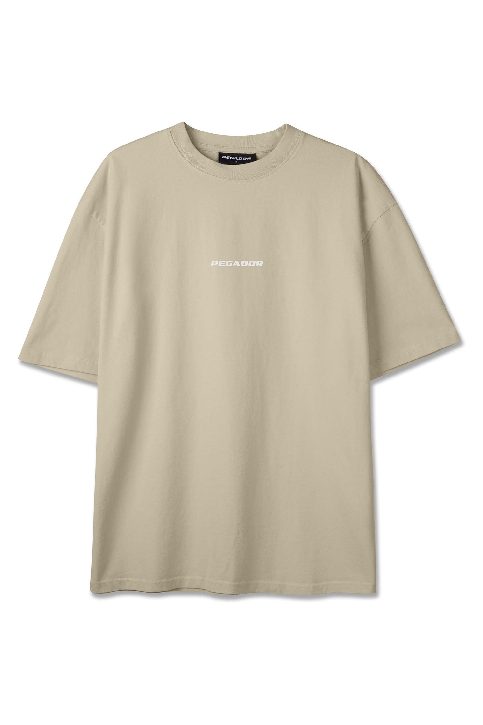 PEGADOR Rundhalsshirt »COLNE LOGO OVERSIZED TEE« Baumwolle, oversize