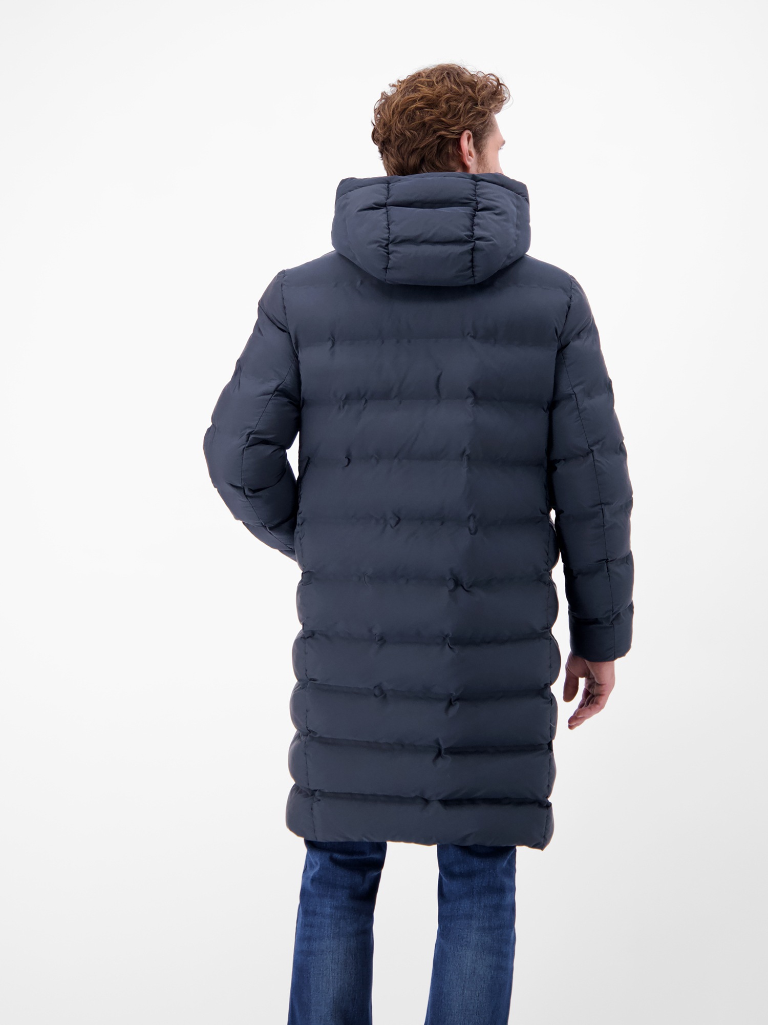 LERROS Wintermantel »Herren Stepp-Parka mit abnehmbarer Kapuze«