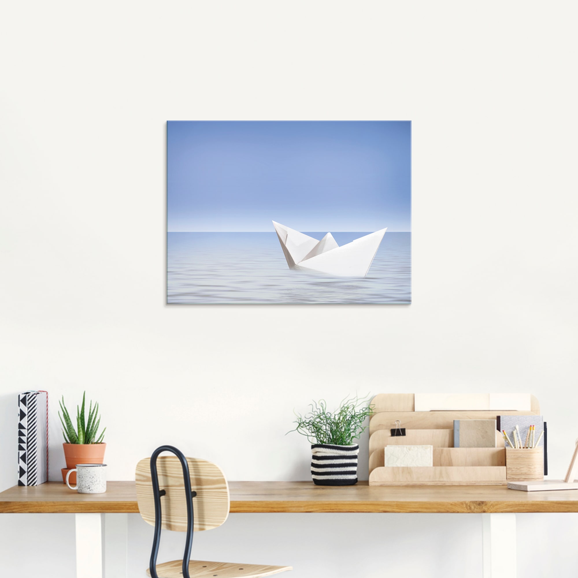 Artland Glasbild »Auf dem Meer« Boote & Schiffe 1 Stk. tlg. in verschiedenen Größen