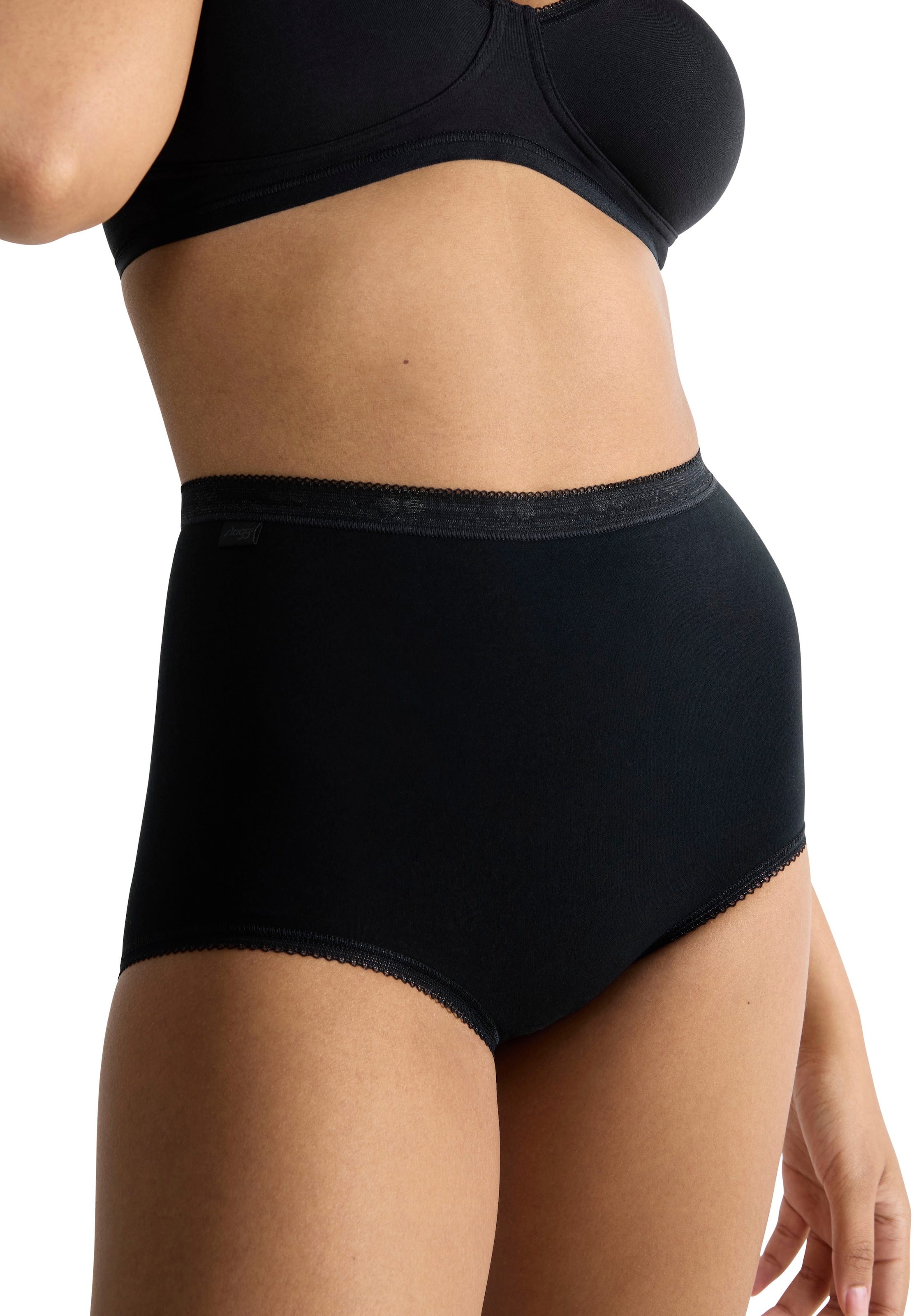 sloggi Maxislip »Basic+« 3er Pack,  perfekter Sitz, Baumwollmischung, weich, elastisch