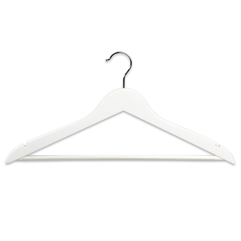 KESPER® Kleiderbügel »Formkleiderbügel, 8er Set, FSC« mit rutschfestem Hosensteg und praktischen Rockkerben