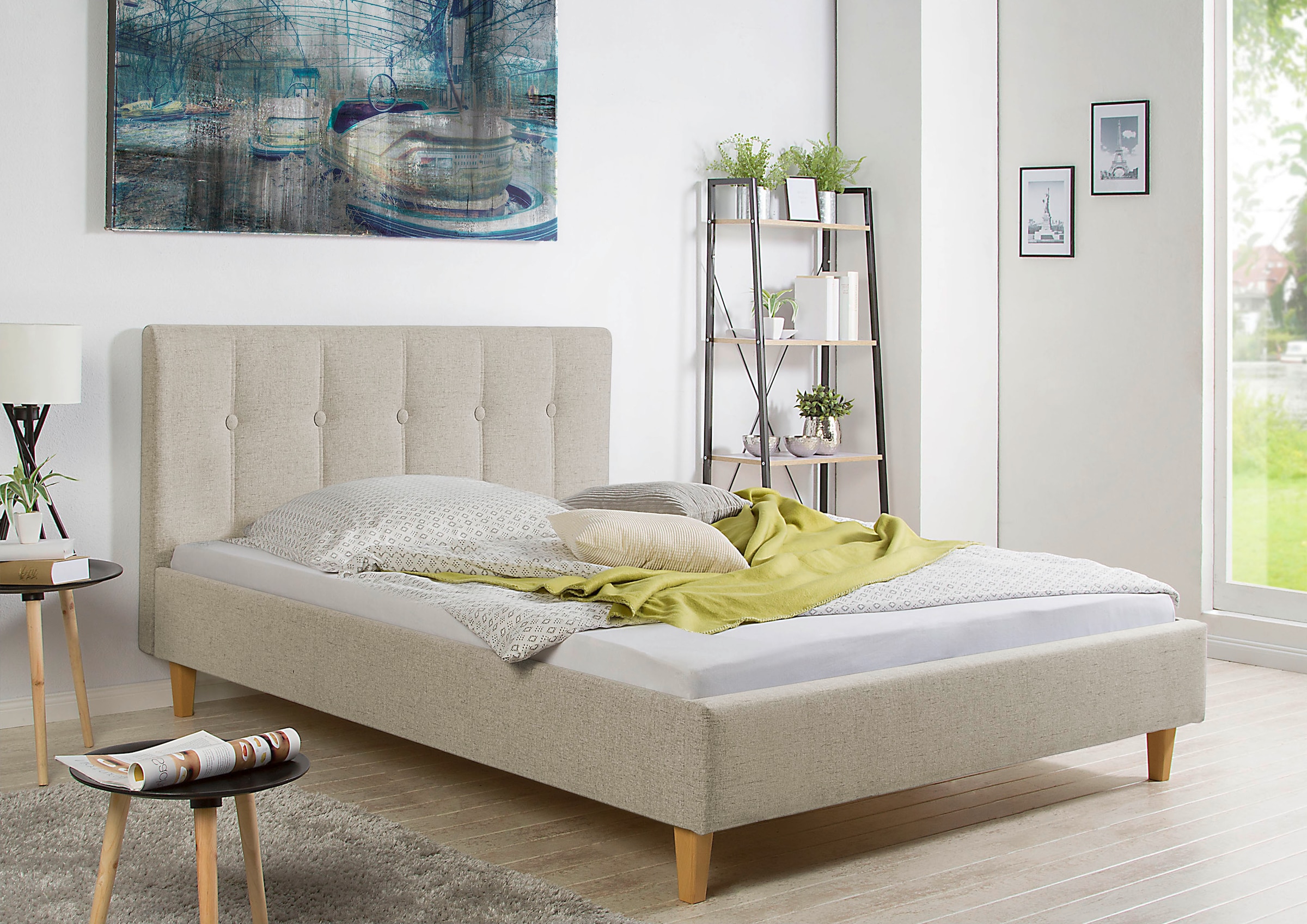 Maintal Polsterbett »Leesburg« Bettseiten zerlegt, ohne Bettkasten