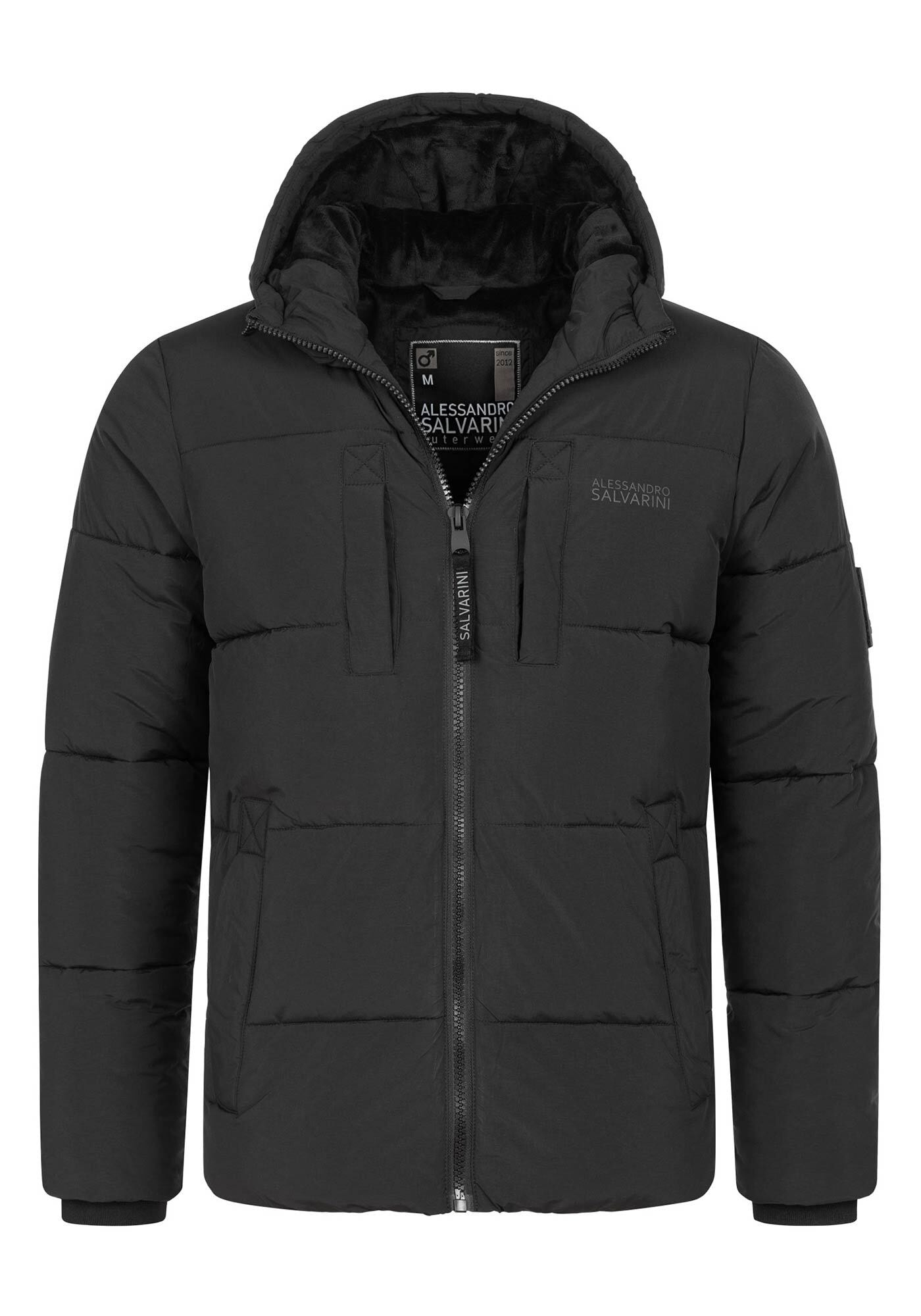 Winterjacke »Alessandro Salvarini Herren Winter Steppjacke AS422«