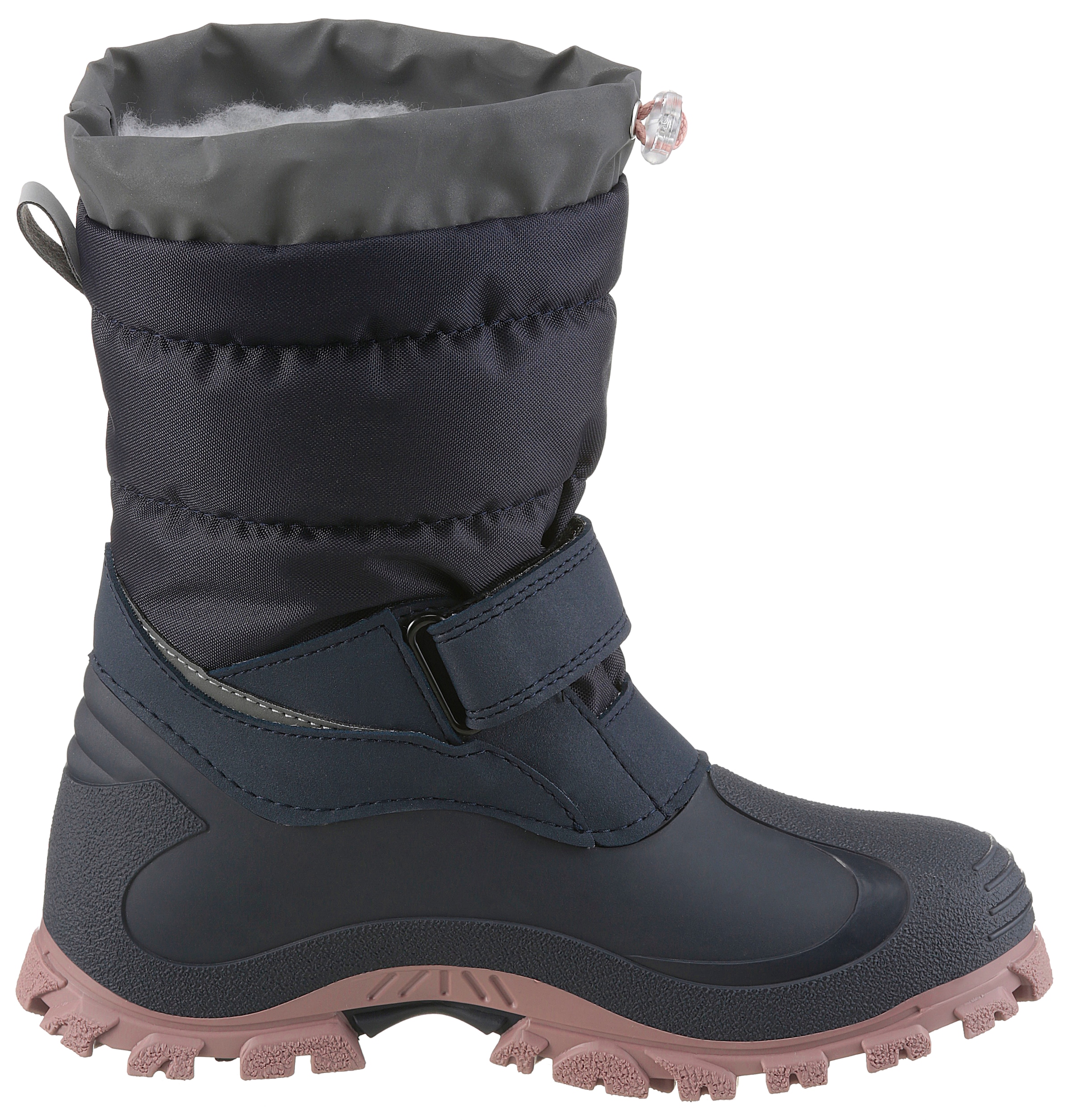 Lurchi Winterstiefel »Flipp«, Snowboots, Reflektoren am Klett, Größenschablone zum Download