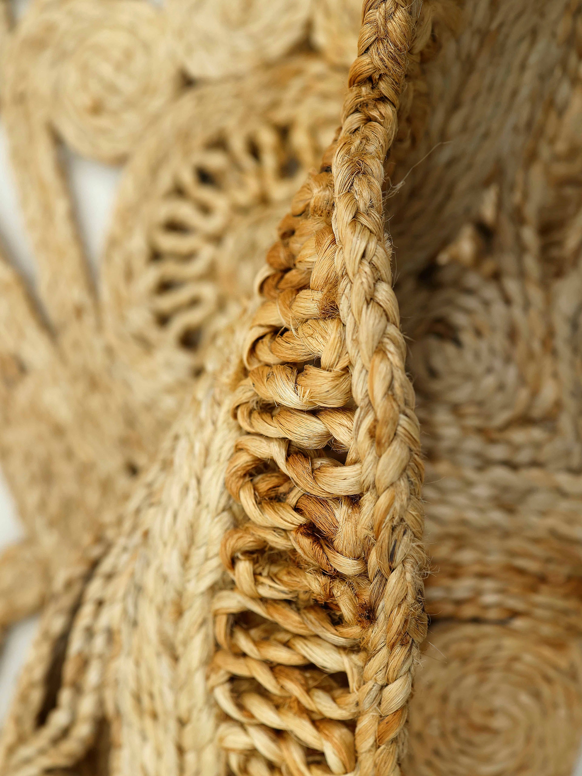 carpetfine Sisalteppich »Juteteppich Paul«, rund, natürliches  Pflanzenmaterial von Hand gewebt, Boho Style kaufen bei OTTO