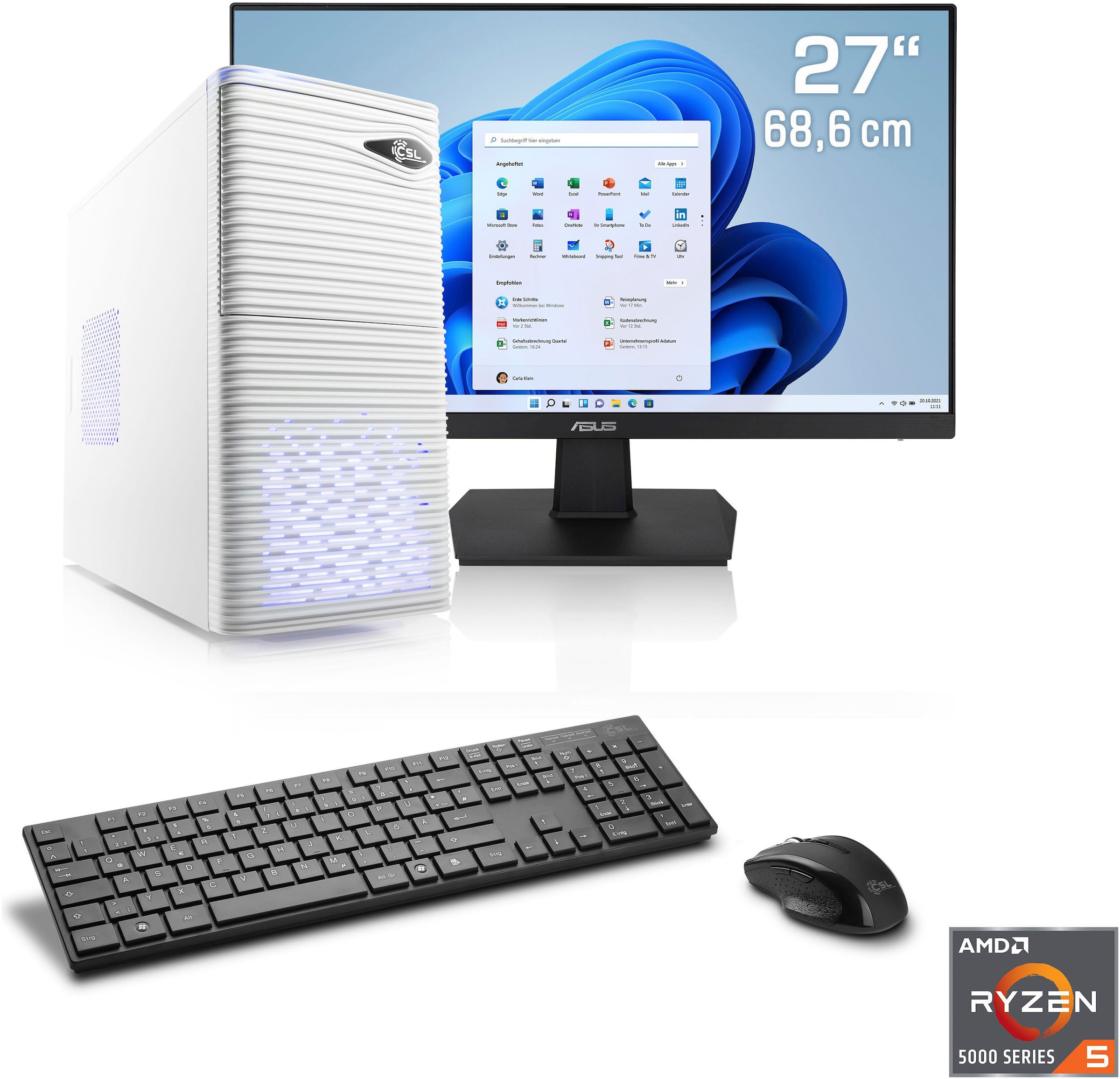 CSL Gaming-PC-Komplettsystem »Sprint V28128«