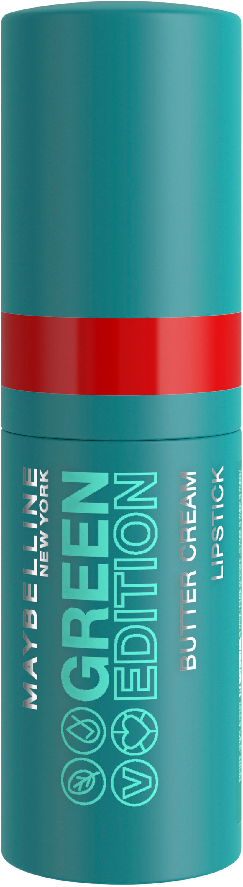 MAYBELLINE NEW YORK Lippenstift »Maybelline New York Buttercream Lipstick«, mit natürlichen Inhaltstoffen