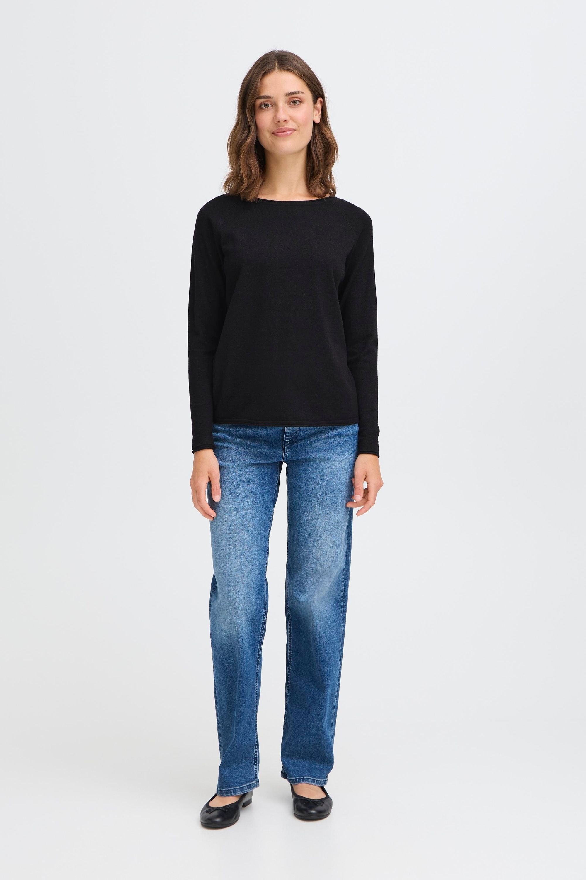 OXMO Strickfleece-Pullover »Strickpullover OXFKEANA«