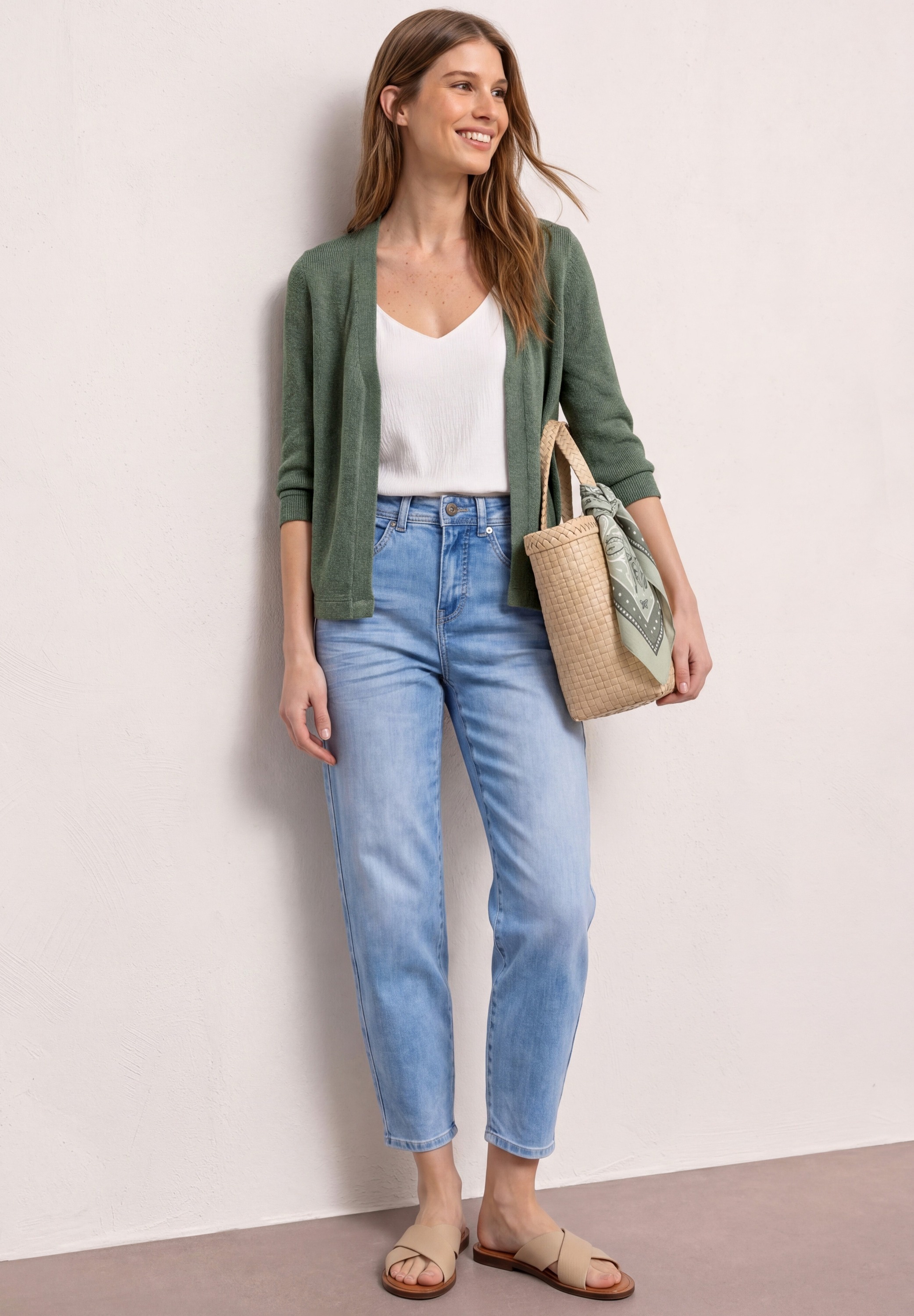 STREET ONE Strickjacke Offen zu tragen
