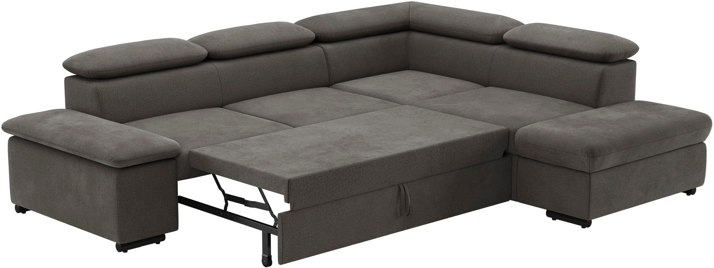 sit&more Ecksofa »Alcudia L-Form«, mit Armteilverstellung, optional Kopfteilverstellung und Bettfunktion