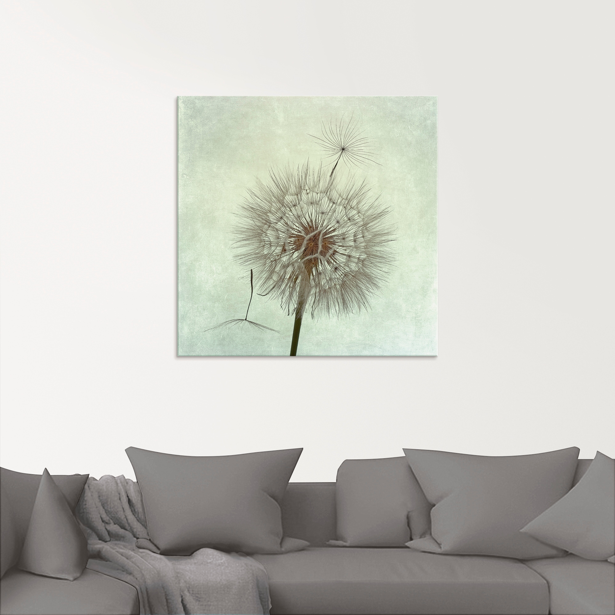 Artland Glasbild »Pusteblume II«, Blumen, (1 St.), in verschiedenen Größen