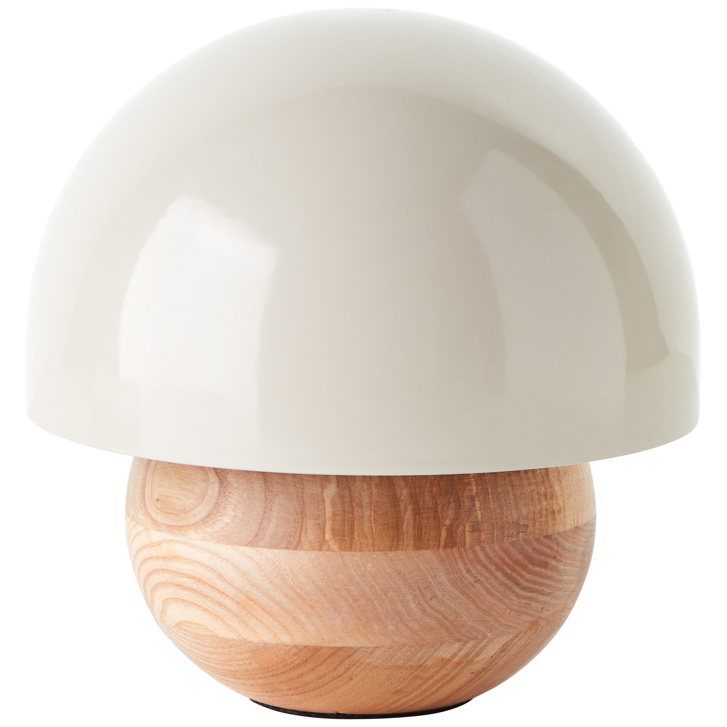 Brilliant Tischleuchte »Nalam«, 1 flammig, Leuchtmittel E14 | ohne Leuchtmittel, Pilz-Tischleuchte, Ø 20 cm, E14, Holz/Metall
