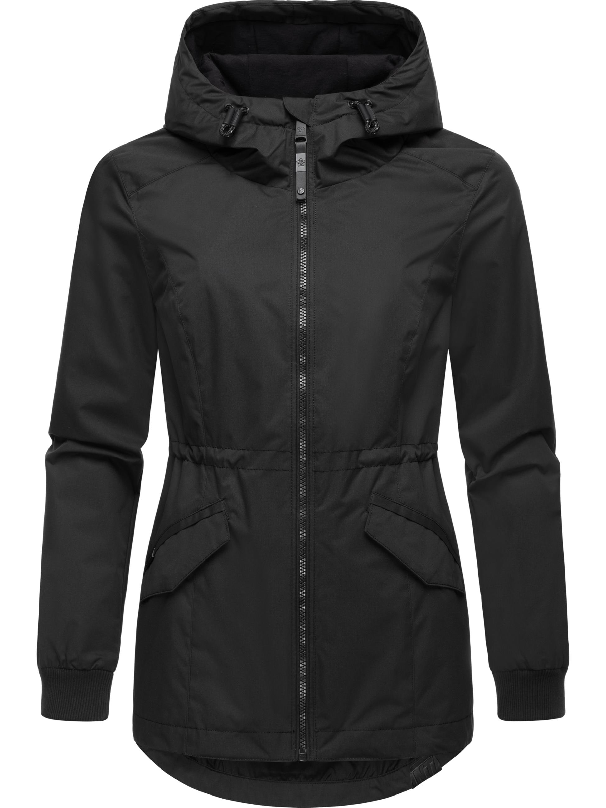 Ragwear Outdoorjacke »Übergangsjacke Dowey A«, mit Kapuze, stylische Damen Übergangsjacke mit Taillenzugband