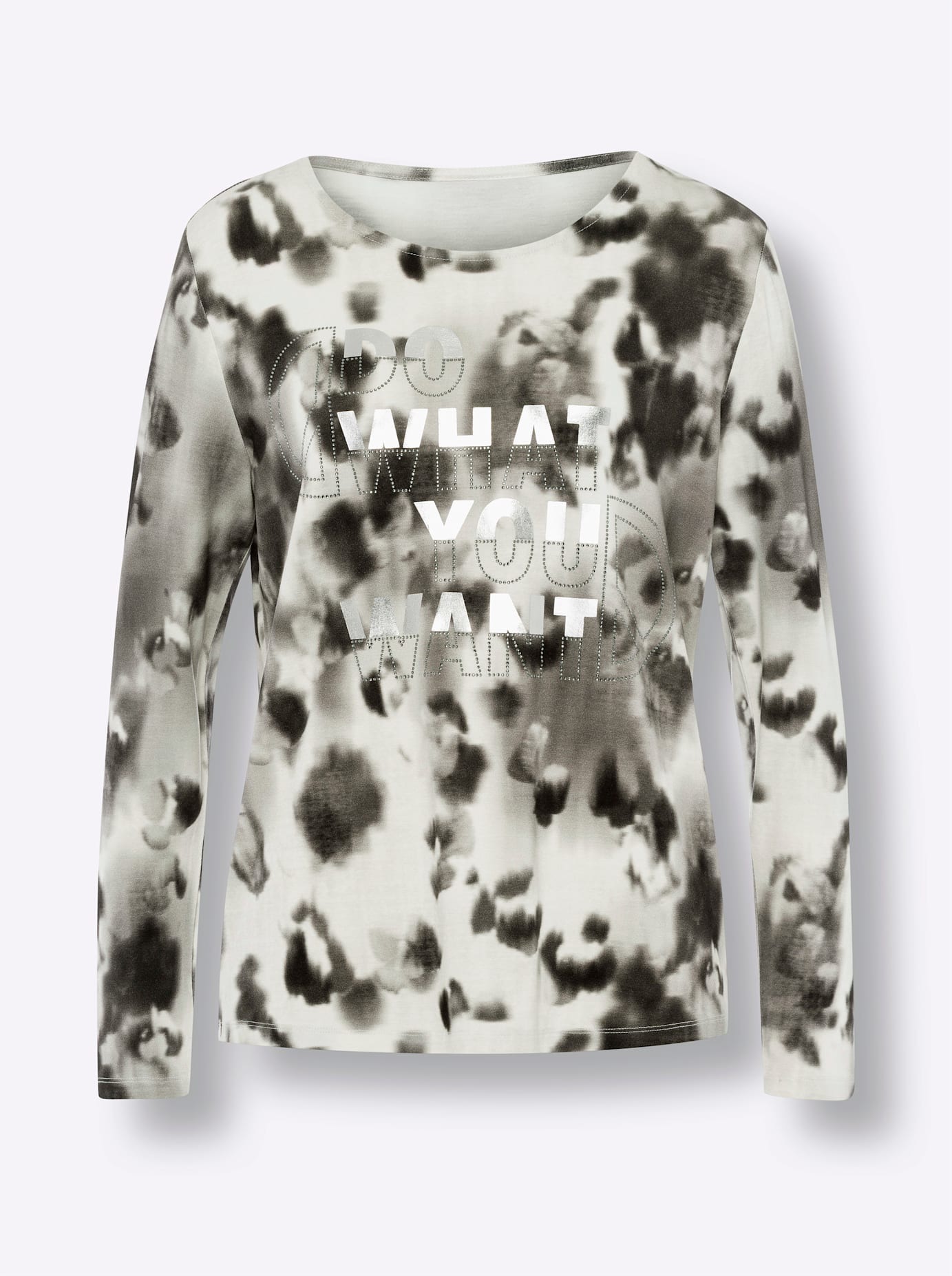 heine Langarmshirt »Druck-Shirt«, (1 tlg.)