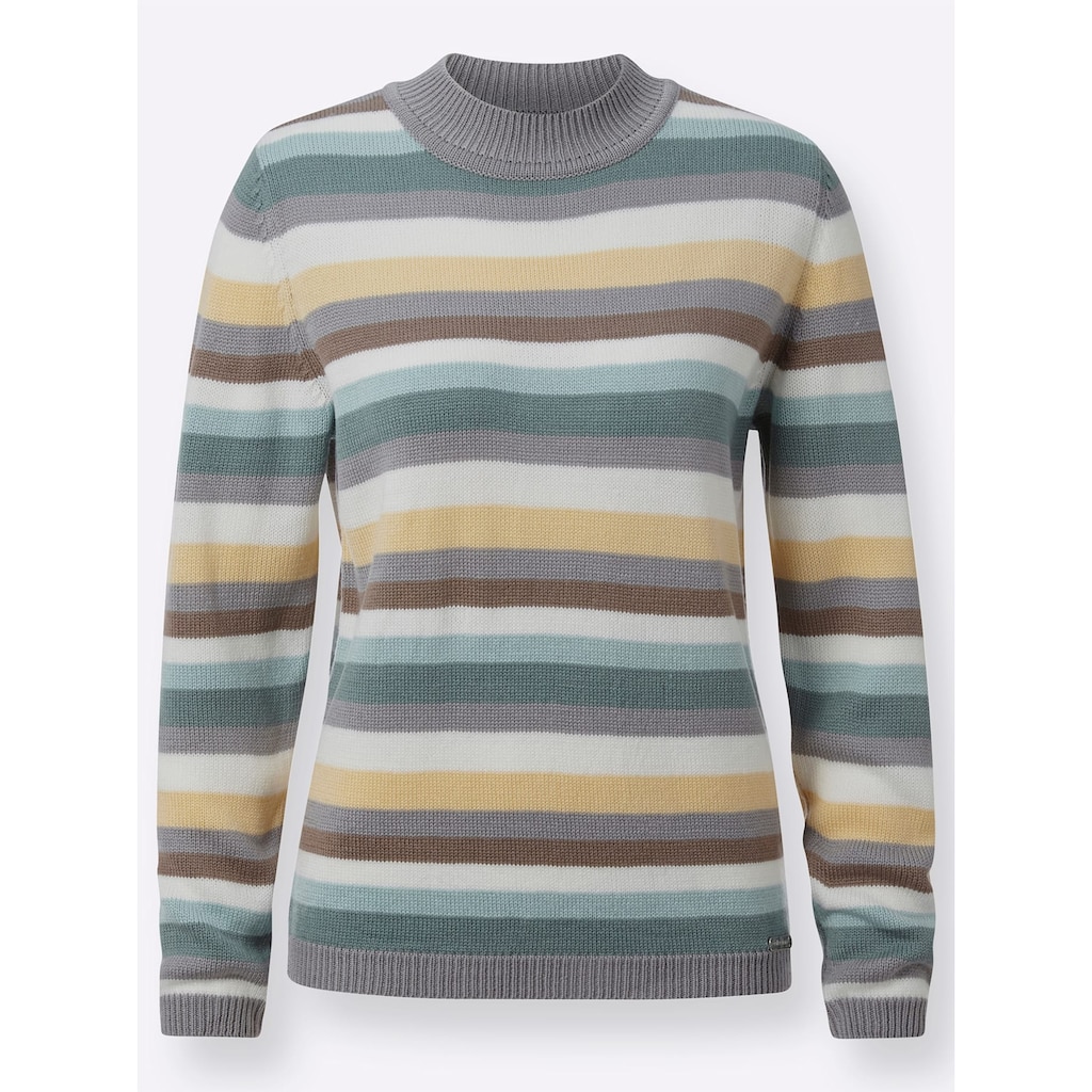 Casual Looks Stehkragenpullover »Pullover«