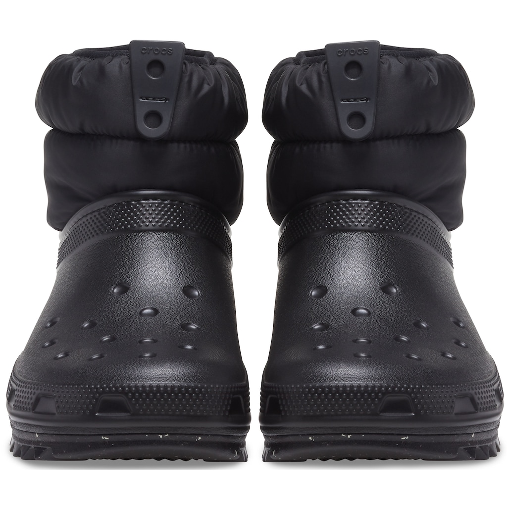 Crocs Snowboots »Winterstiefel Classic Neo Puff Shorty«, mit elastischem Schafteinstieg