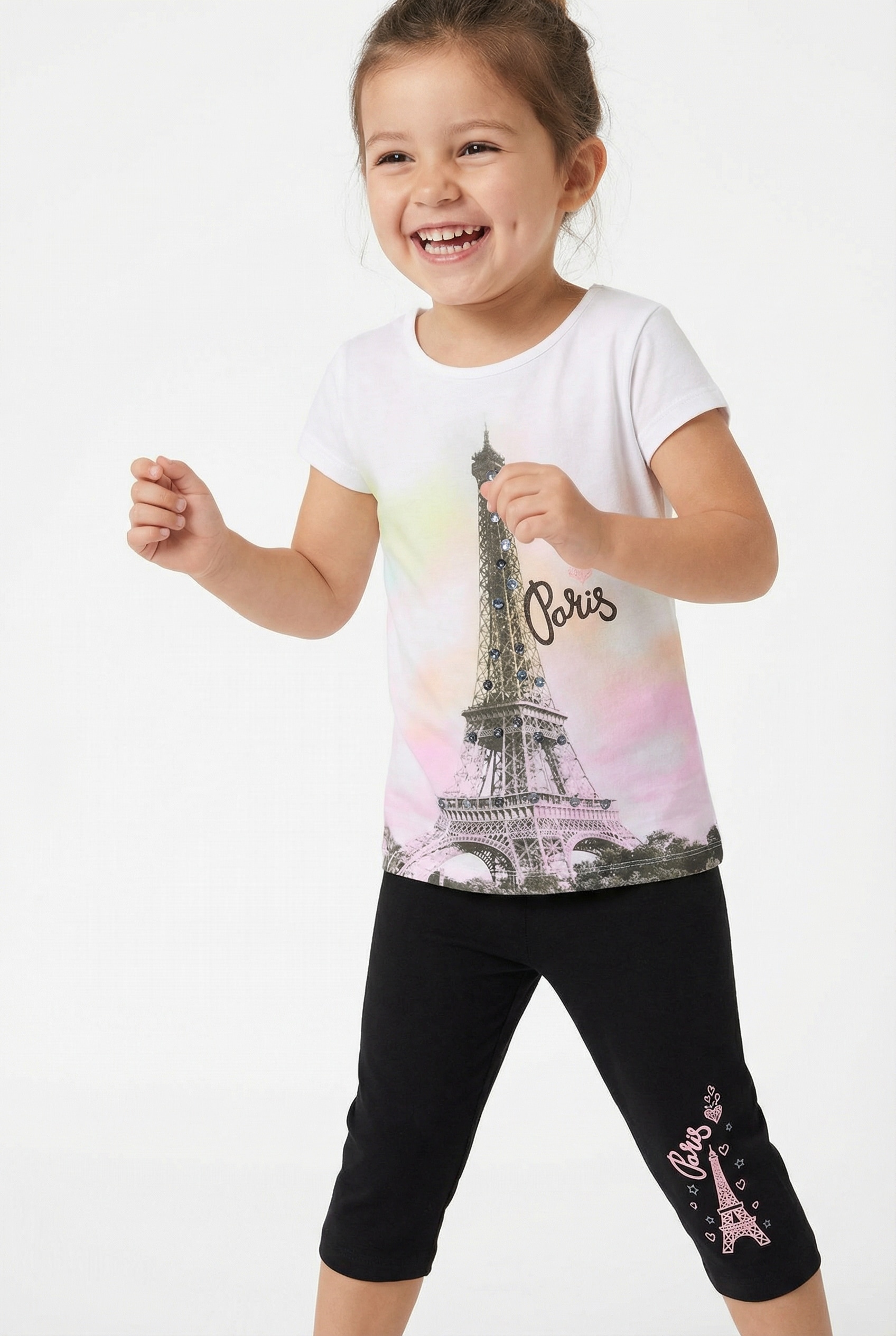 bonprix T-Shirt Set, 2 Stk. Slim Fit, Kurzarm, aus Baumwolle und Elasthan