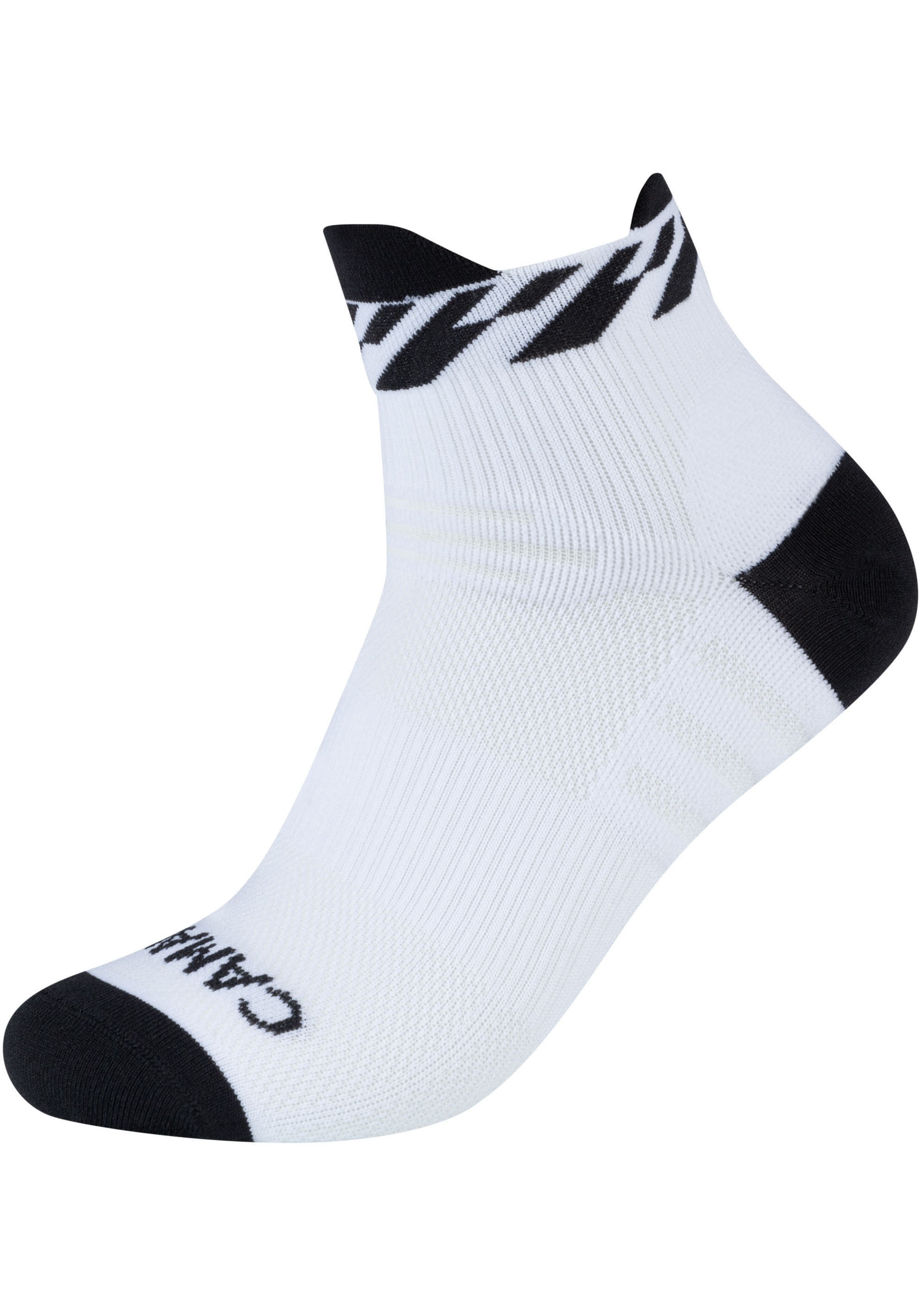 Camano Sportsocken »function«, (3 Paar), mit kontrastfarbener Zehenpartie und Ferse