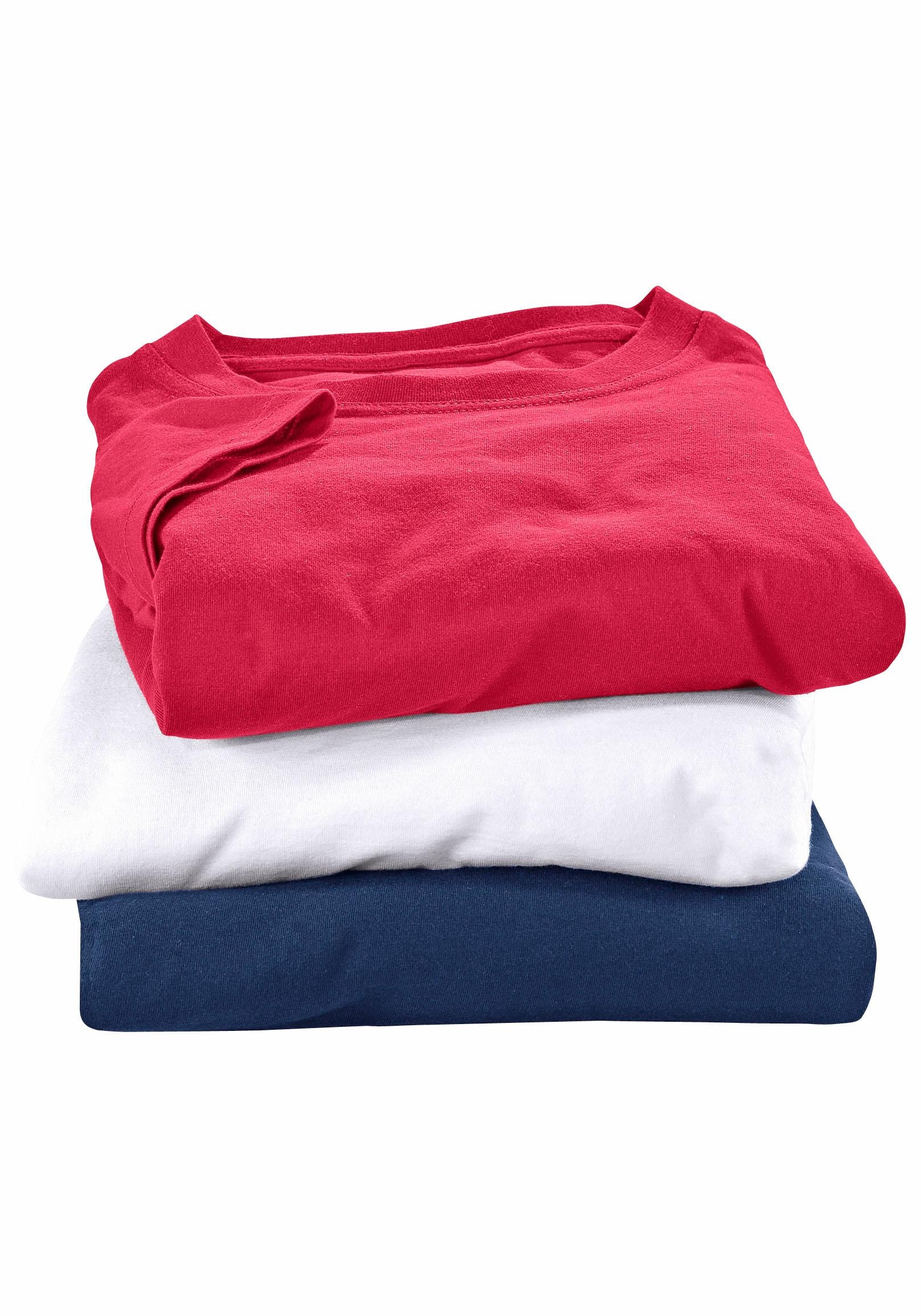 H.I.S T-Shirt, (3 tlg.), aus Baumwolle perfekt als Unterziehshirt online  shoppen bei OTTO