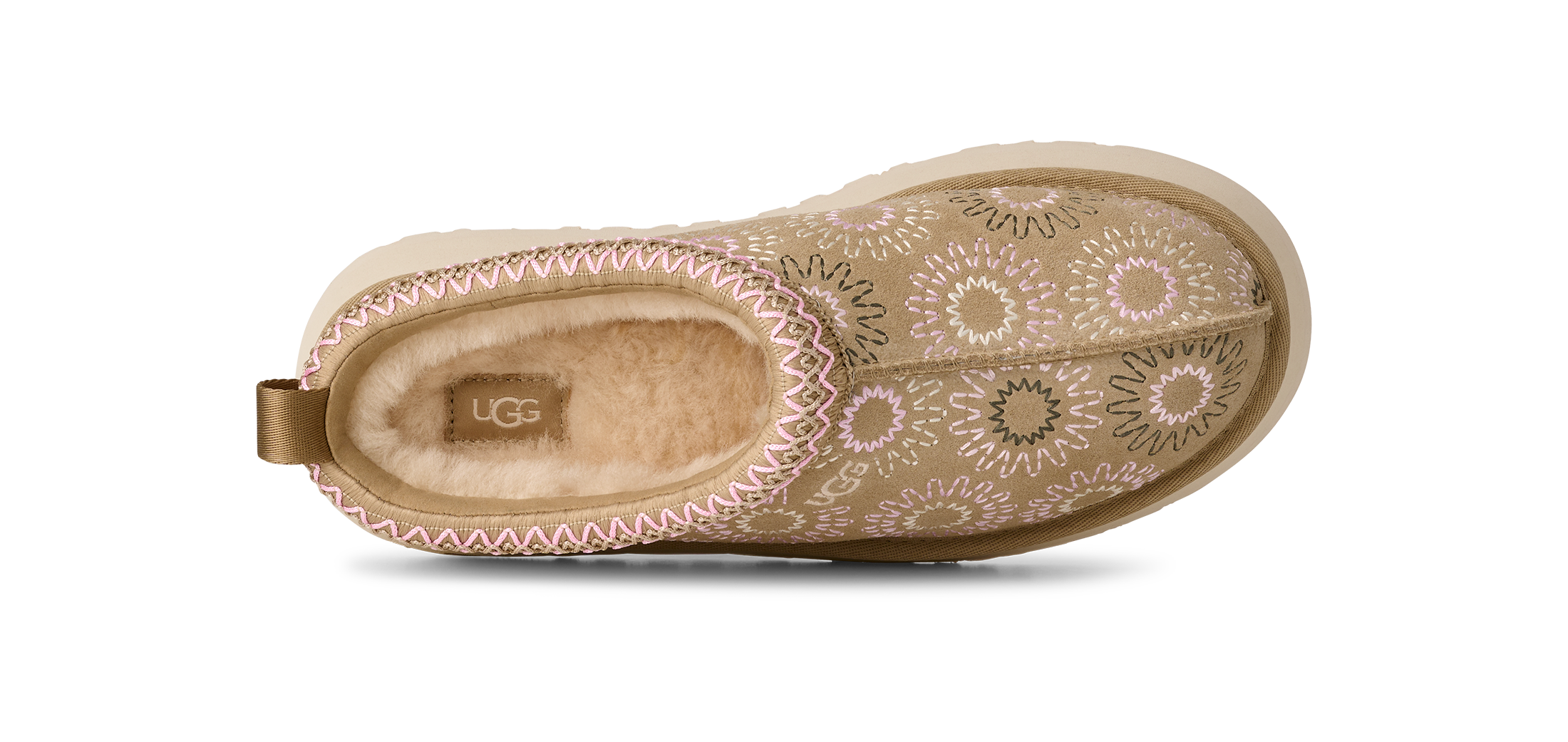 UGG Clog »TAZZ SUN STITCH«  Schlupfschuh, Mule mit Anziehlasche