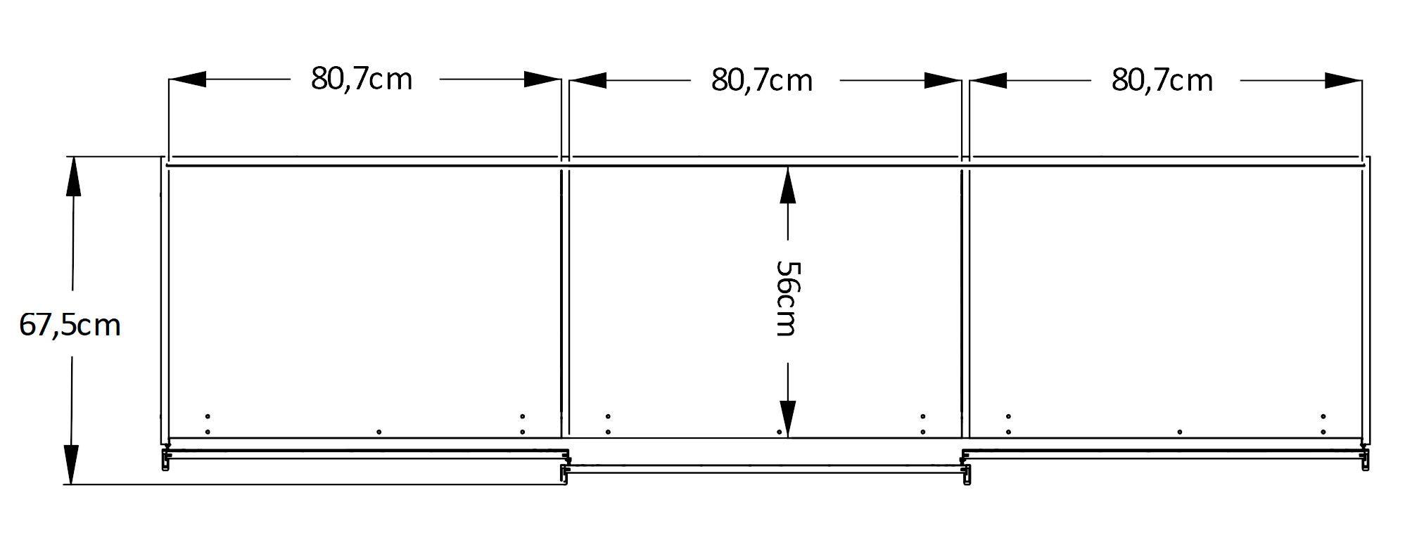 STAUD Schwebetürenschrank »Sonate Como mit Spiegel, in wertiger  Staud-Qualität, Made in Germany« in 4 verschiedenen Ausstattungsvarianten erhältlich,  viele Varianten