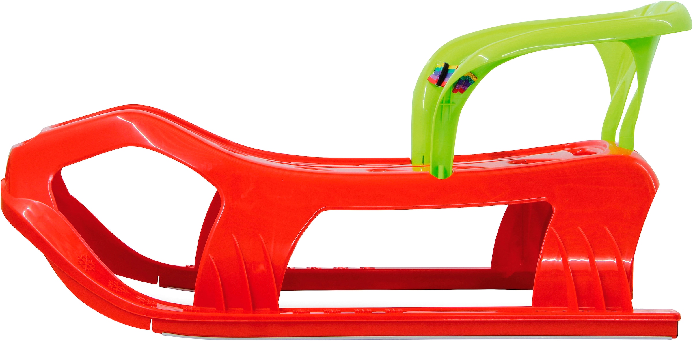 Jamara Schlitten »Snow Play Schlitten Snow-Star 90 cm, mit Rückenlehne« Made in Europe