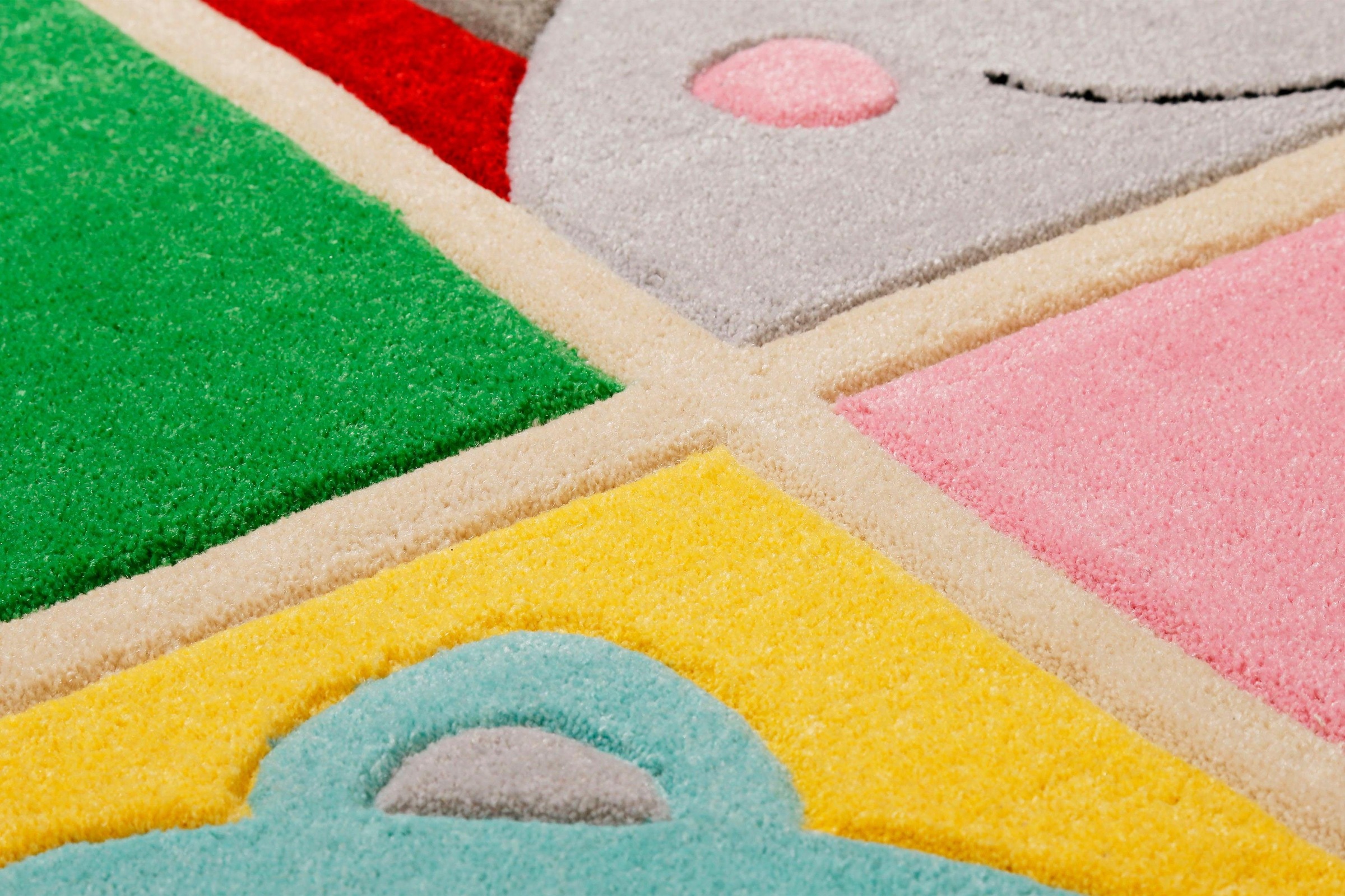 SMART KIDS Kinderteppich »What's Up!?«, rechteckig, 9 mm Höhe, Kinder Tier Motive, Konturenschnitt
