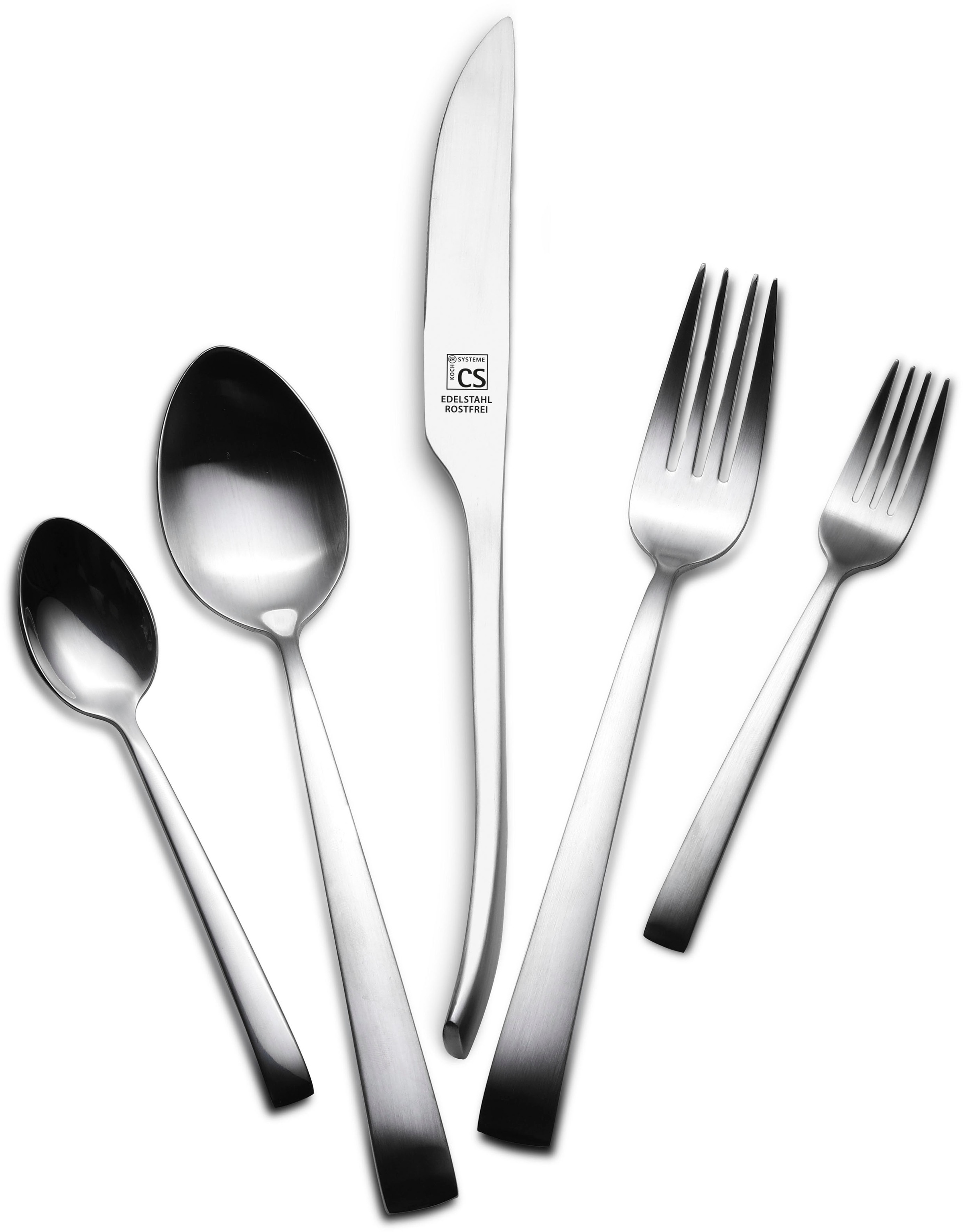 Carl Schmidt Sohn Besteck-Set »Cloppenburg«, (Set, 60 tlg.), matt satiniert