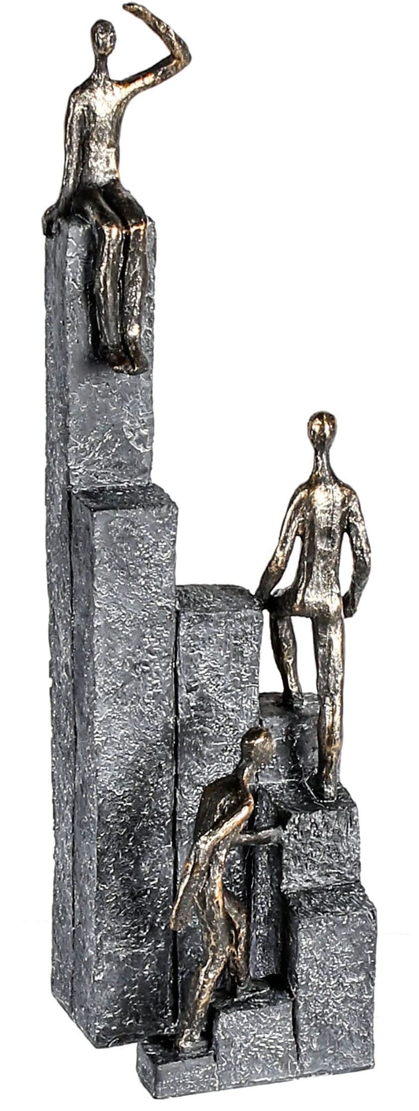 Casablanca by Gilde Dekofigur St.), im (1 Shop Climbing, Polyresin OTTO »Skulptur Online bronzefarben/grau«, bronzefarben/grau