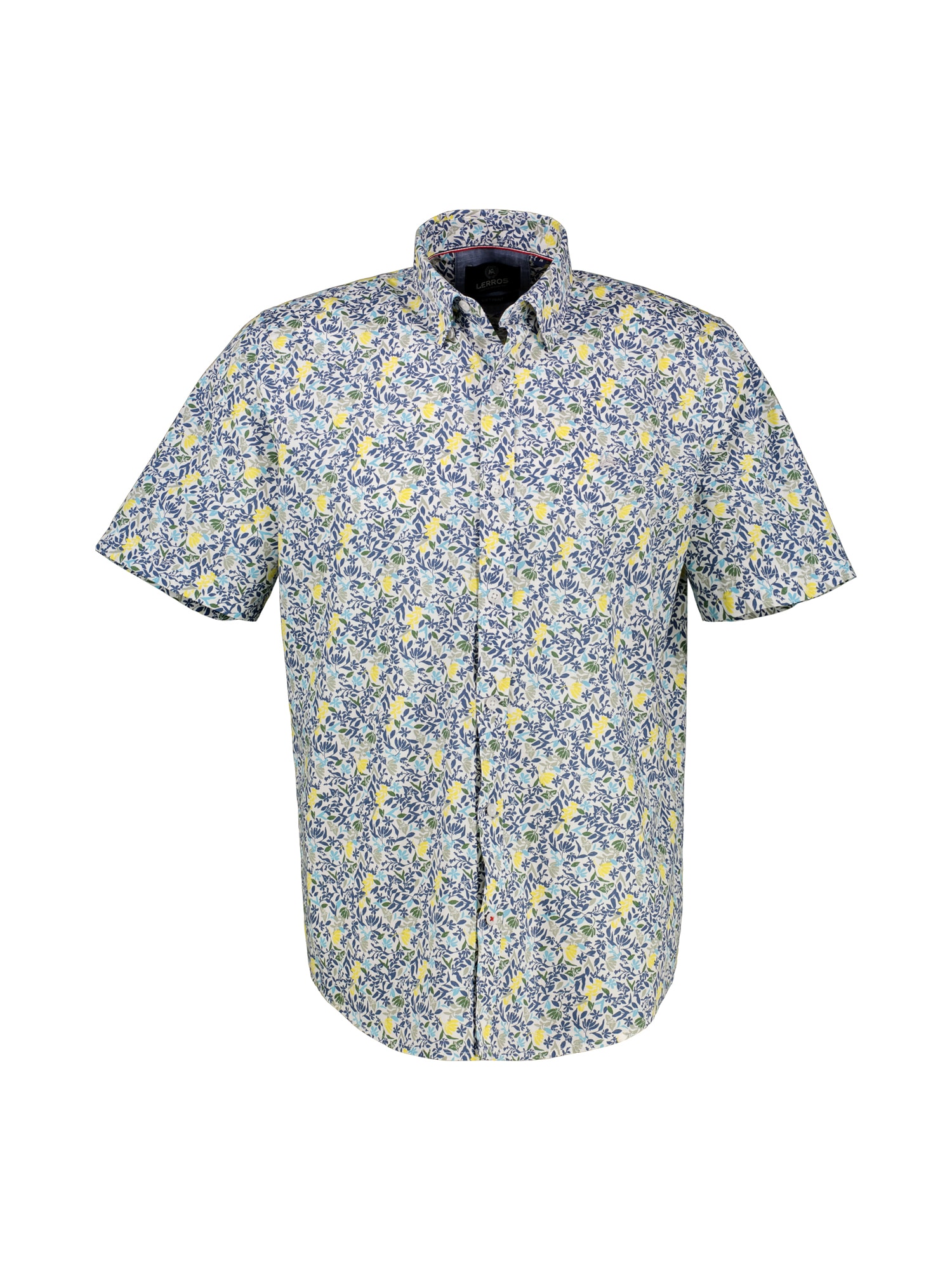 LERROS Kurzarmhemd »LERROS Herren Halbarmhemd, floral bedruckt«