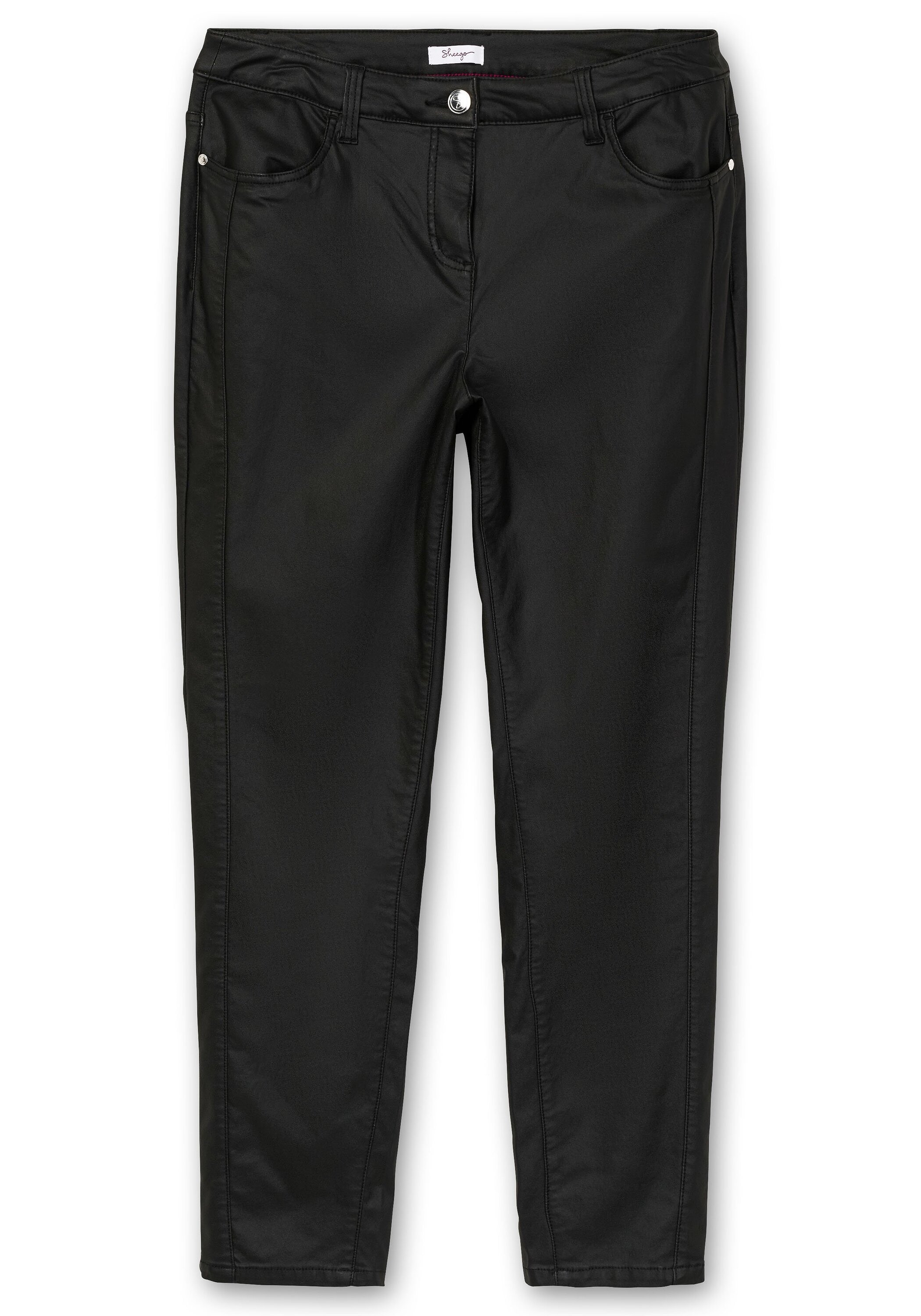 Sheego Stretch-Hose »Thermohose mit Beschichtung, Innenseite weich angeraut«