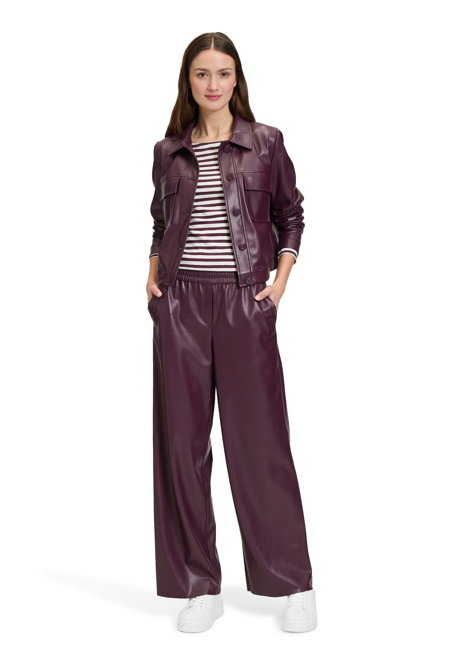 Betty&Co Jackenblazer »Lederjacke langarm«