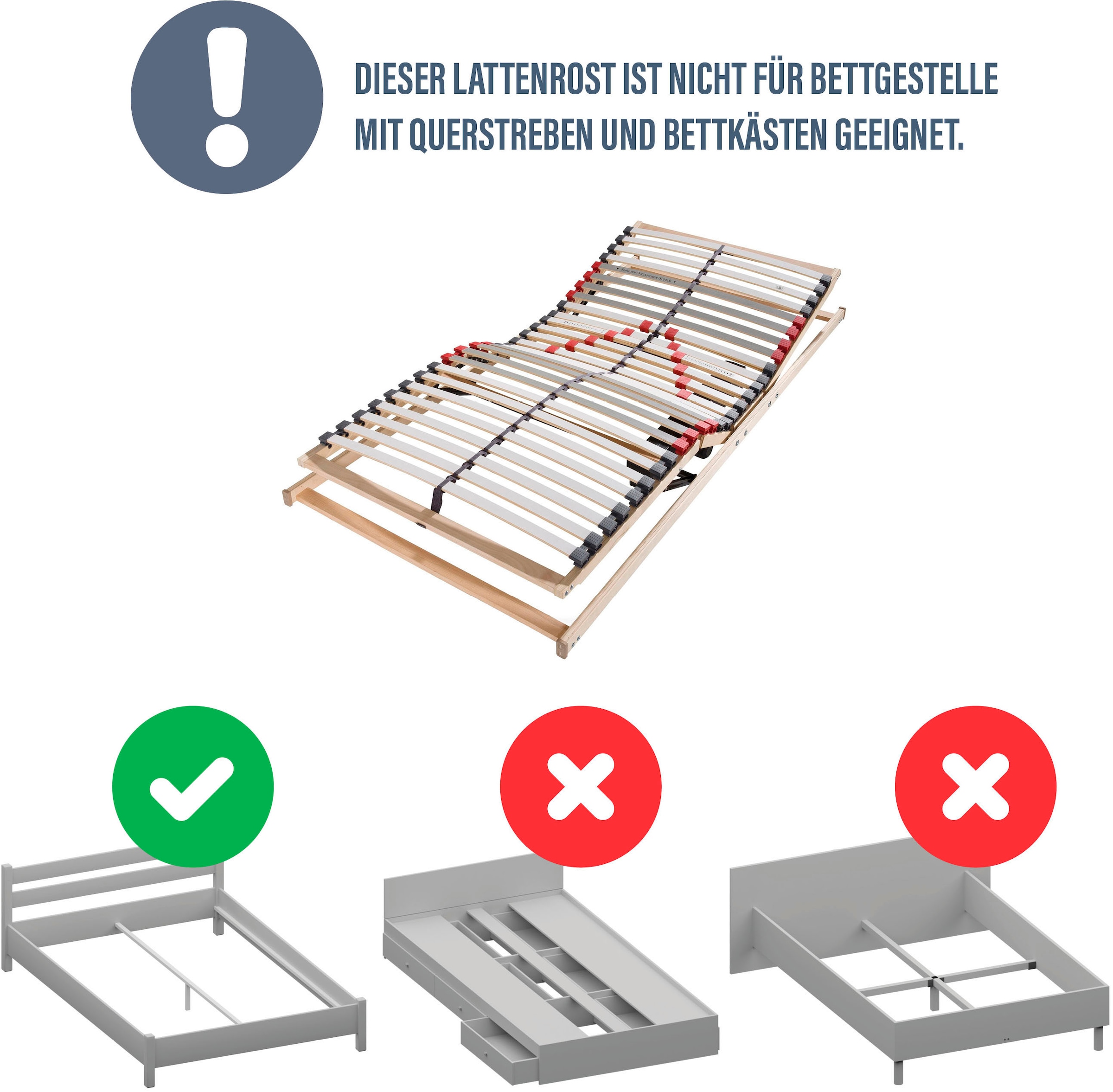 Beco Lattenrost mit Motor »Super Lux Elektro«, (1 St.), Unterstützt die Entlastung des Herz-Kreislauf-Systems