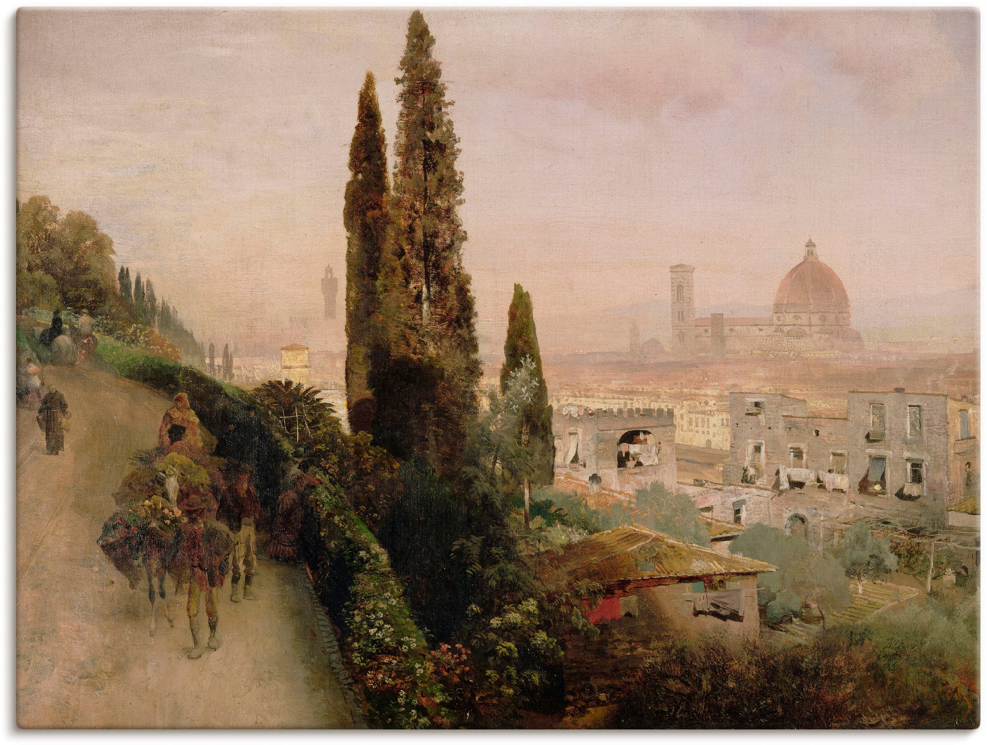 Artland Wandbild »Florenz.«, Italien, (1 St.), in vielen Größen & Produktarten -Leinwandbild, Poster, Wandaufkleber / Wandtattoo auch für Badezimmer geeignet