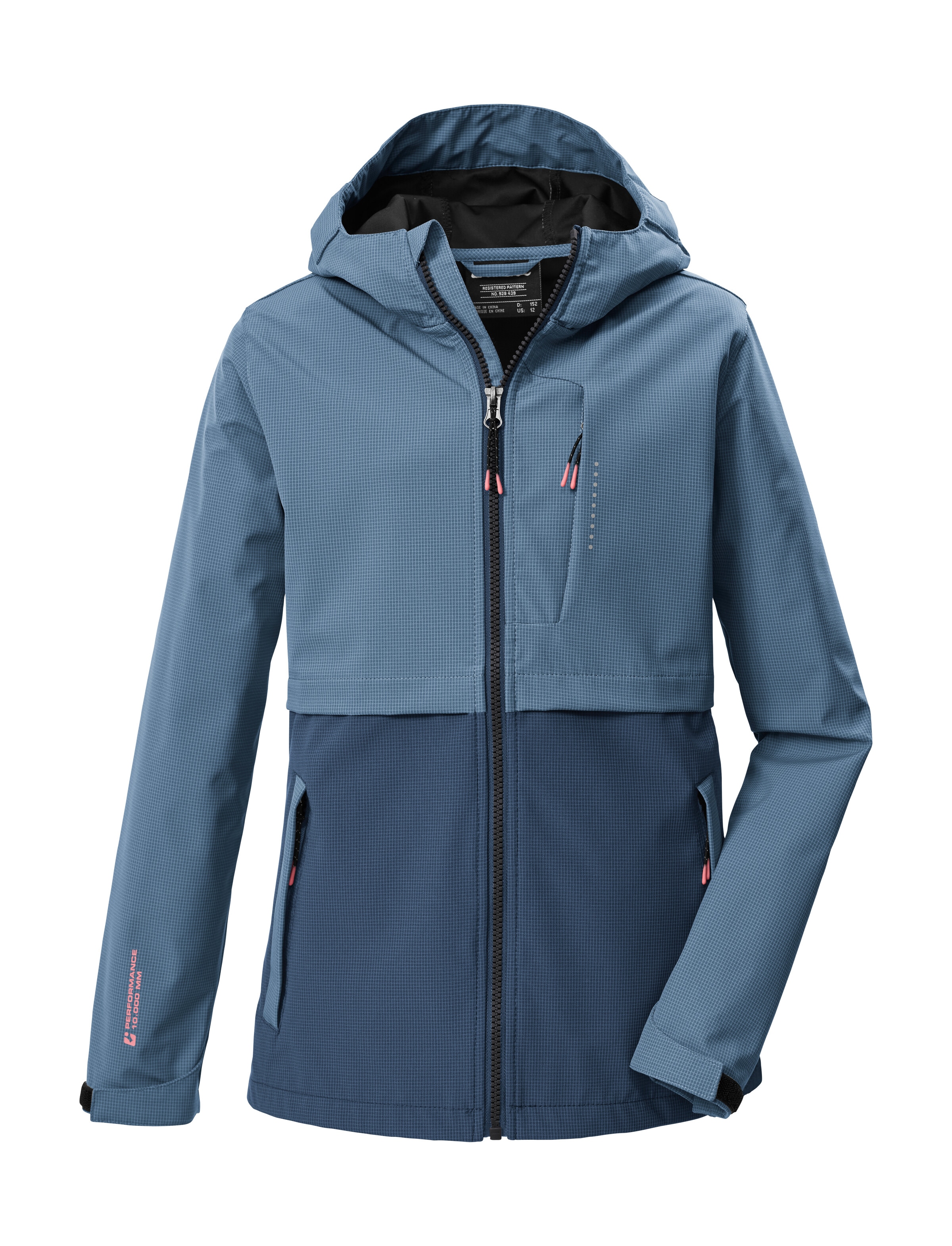 Killtec Softshelljacke »KOS 153 GRLS SFTSHLL JCKT« Winddichte, wasserabweisende Softshelljacke mit Kapuze