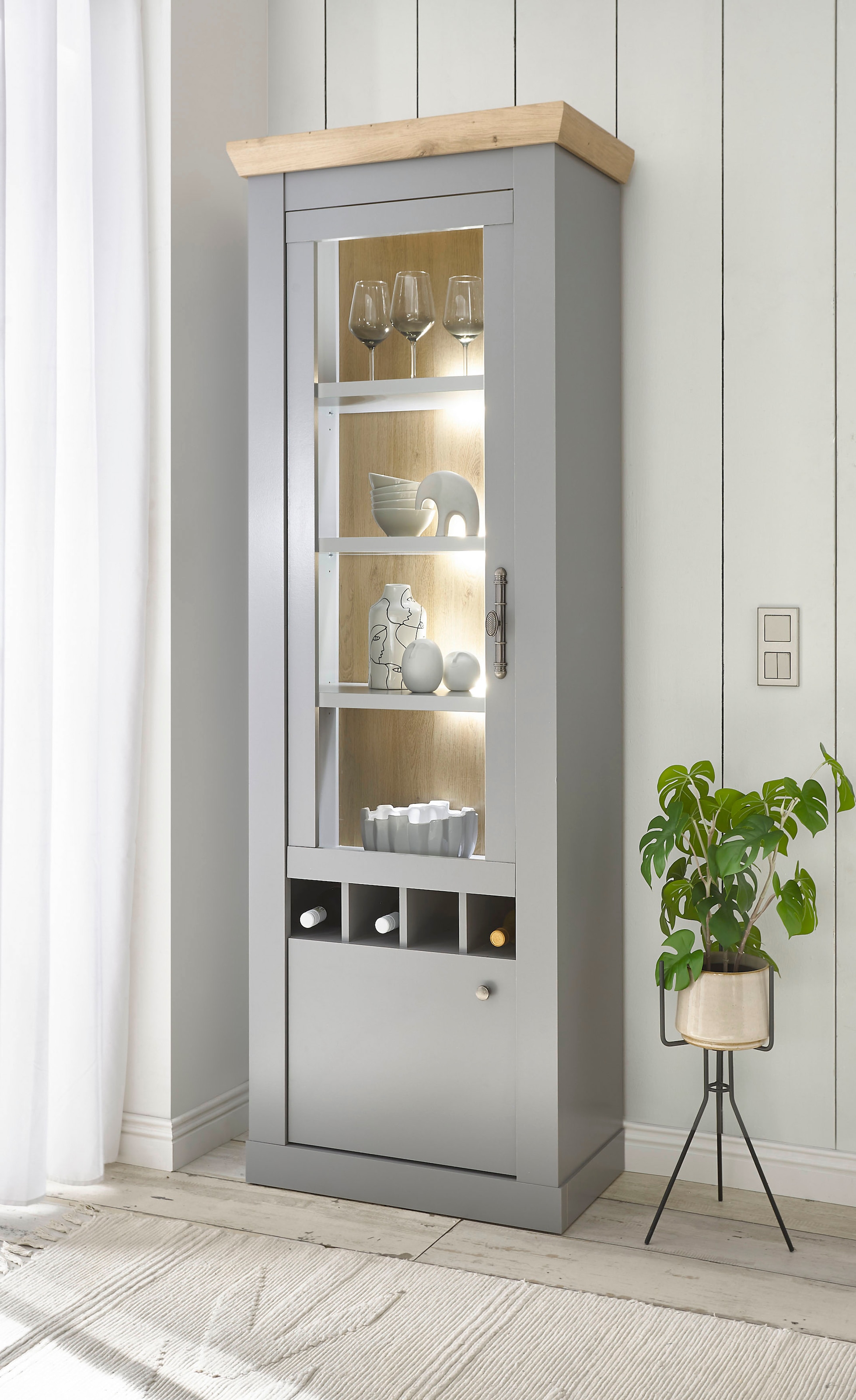 Home affaire Vitrine »CHAMBORD«, Breite ca. 71 cm
