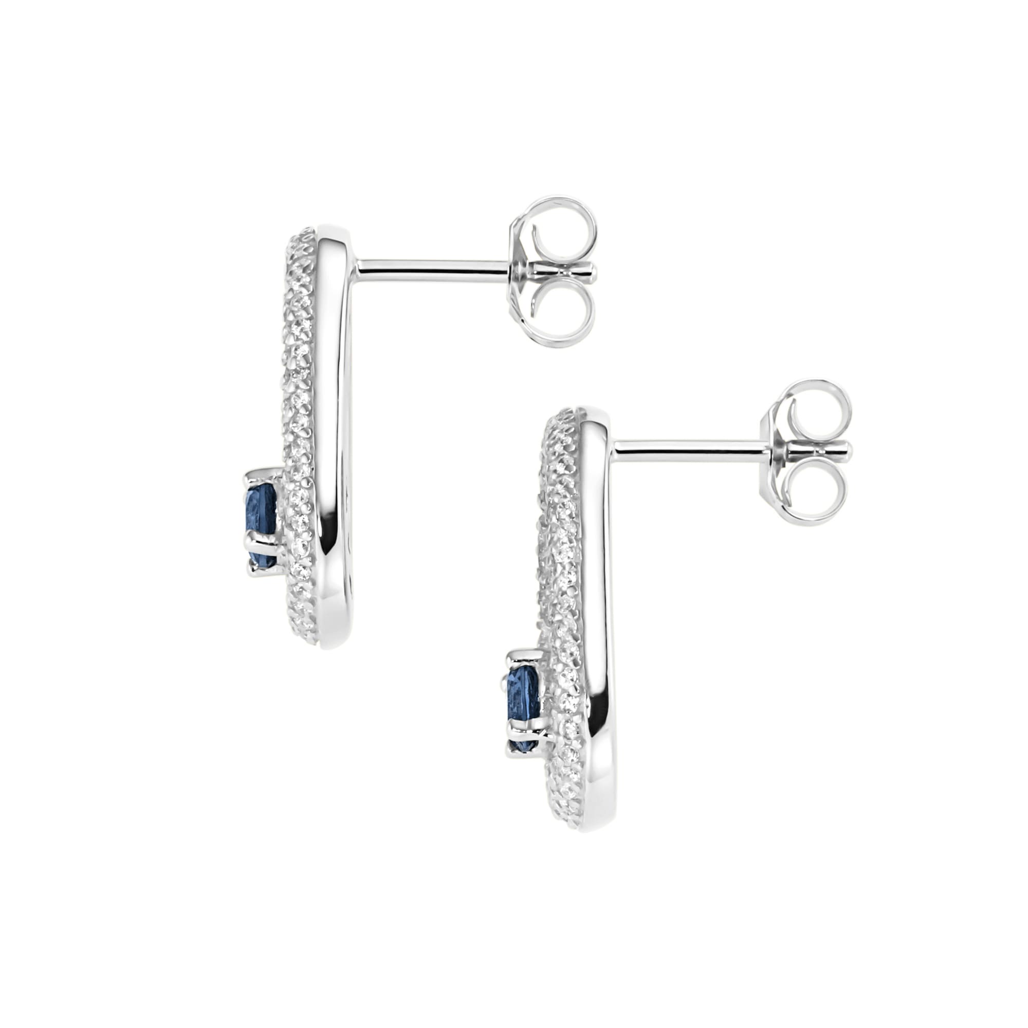 GIORGIO MARTELLO MILANO Paar Ohrstecker »Ohrstecker mit Zirkonia und Kristallsteinen, Silber 925«