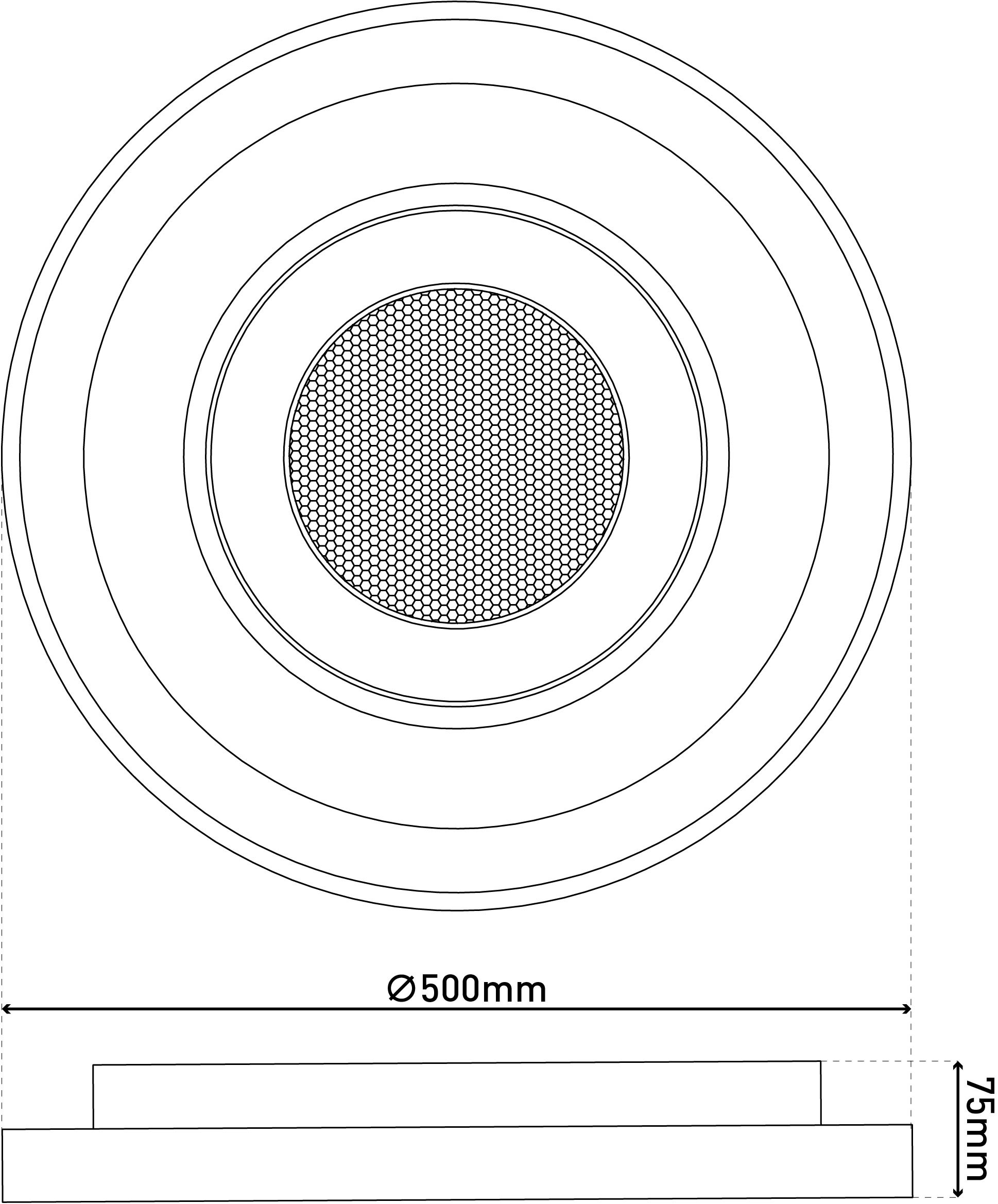 näve LED Deckenleuchte »Doira« LED-Modul 1 Stk. warmweiß - kaltweiß weiß/silber, dimmbar per Fernbedienung (inkl), CCT, Memory, Nachtlicht
