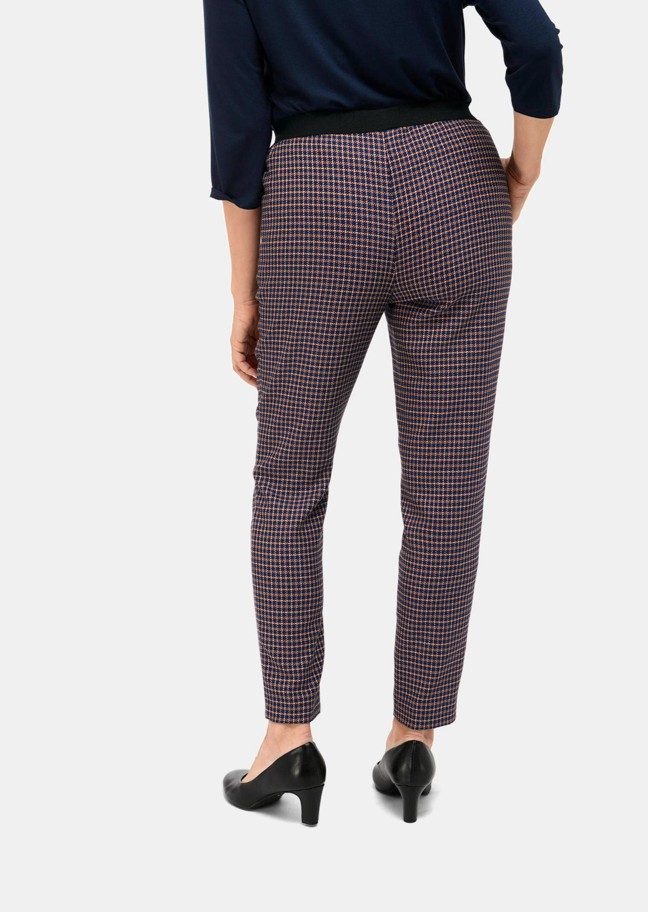 GOLDNER Schlupfhose »Kurzgröße Klassische Karohose Martha«