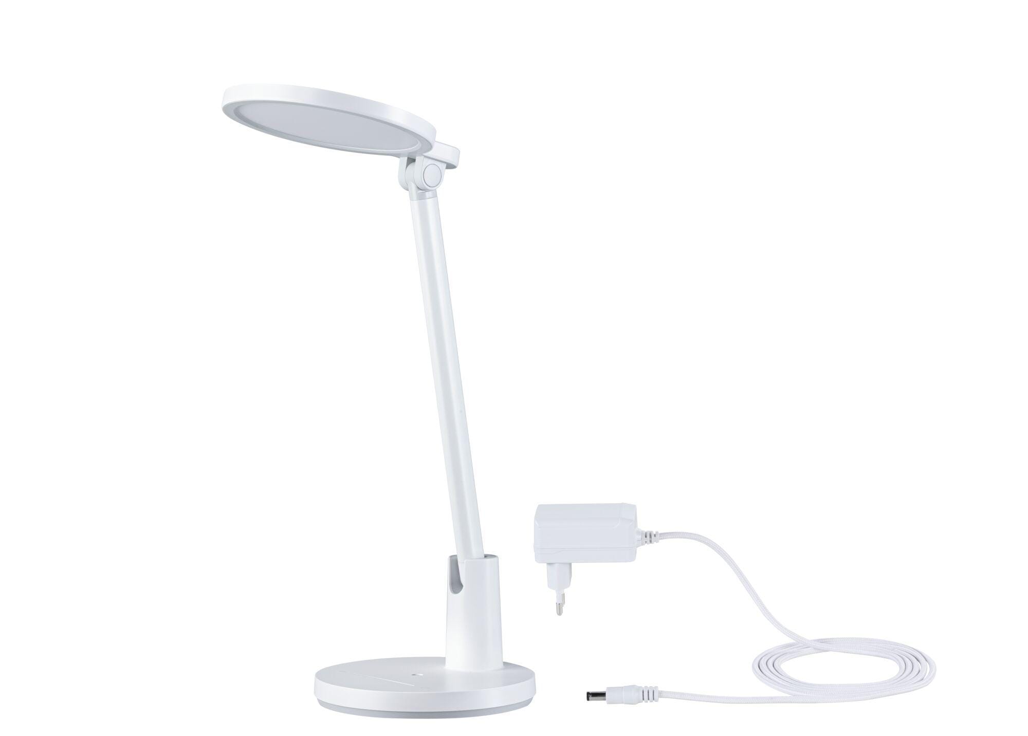 Paulmann LED Schreibtischlampe »Darba 4000K 1150lm 15W Weiß matt« LED-Modul 1 Stk. Neutralweiß Smart Home