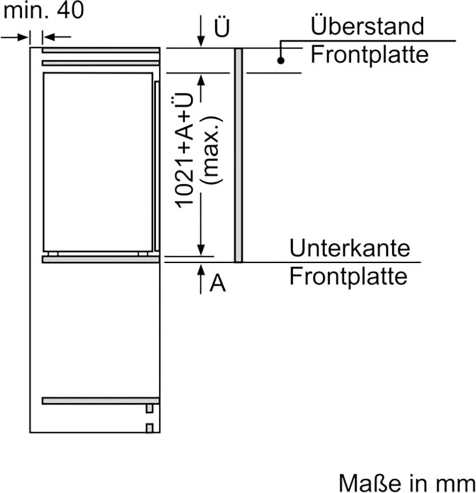 Constructa Einbaukühlschrank »CK131NSE0«
