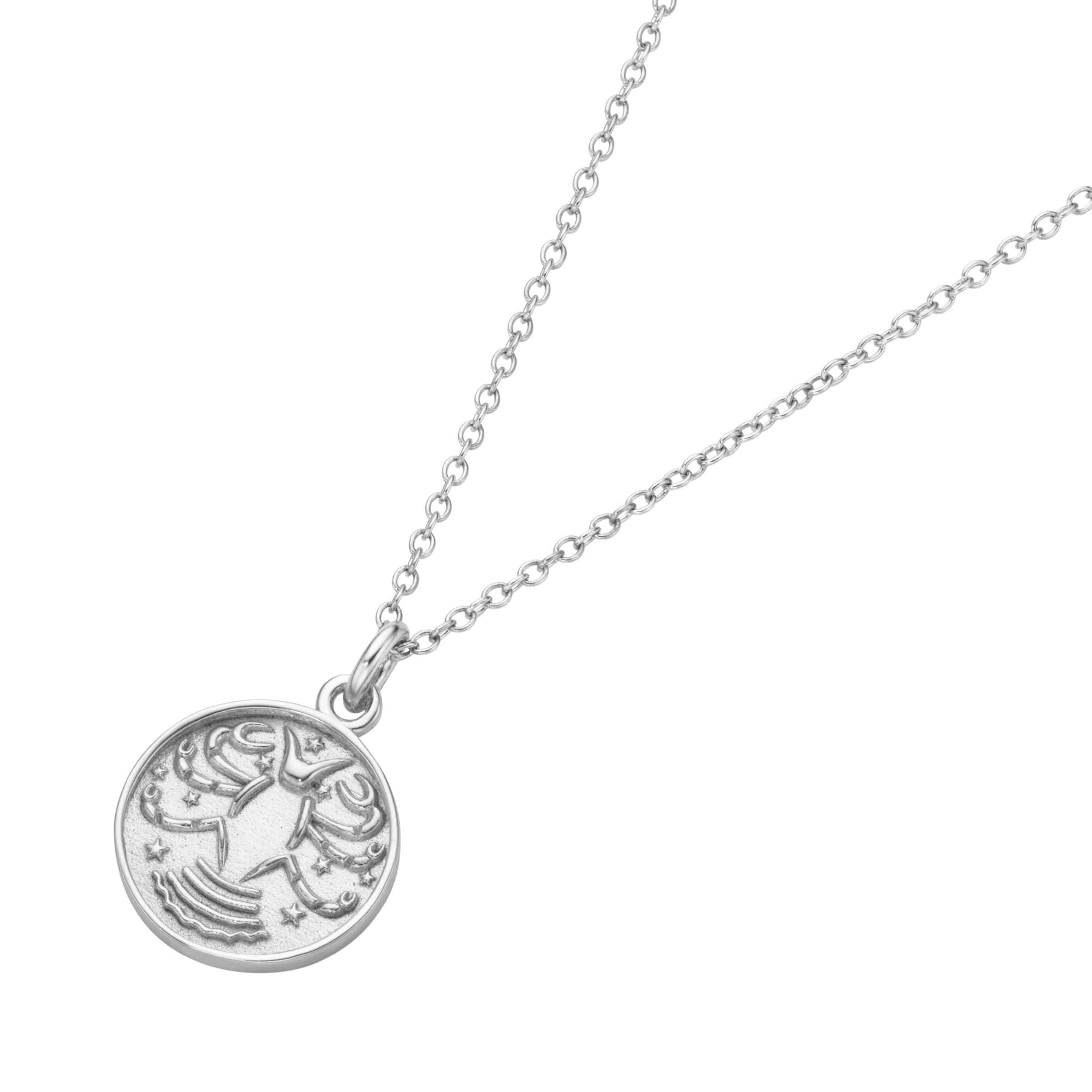 Smart Jewel Kette mit Anhänger »Kette Anhänger, Sternzeichen Krebs, Silber 925«