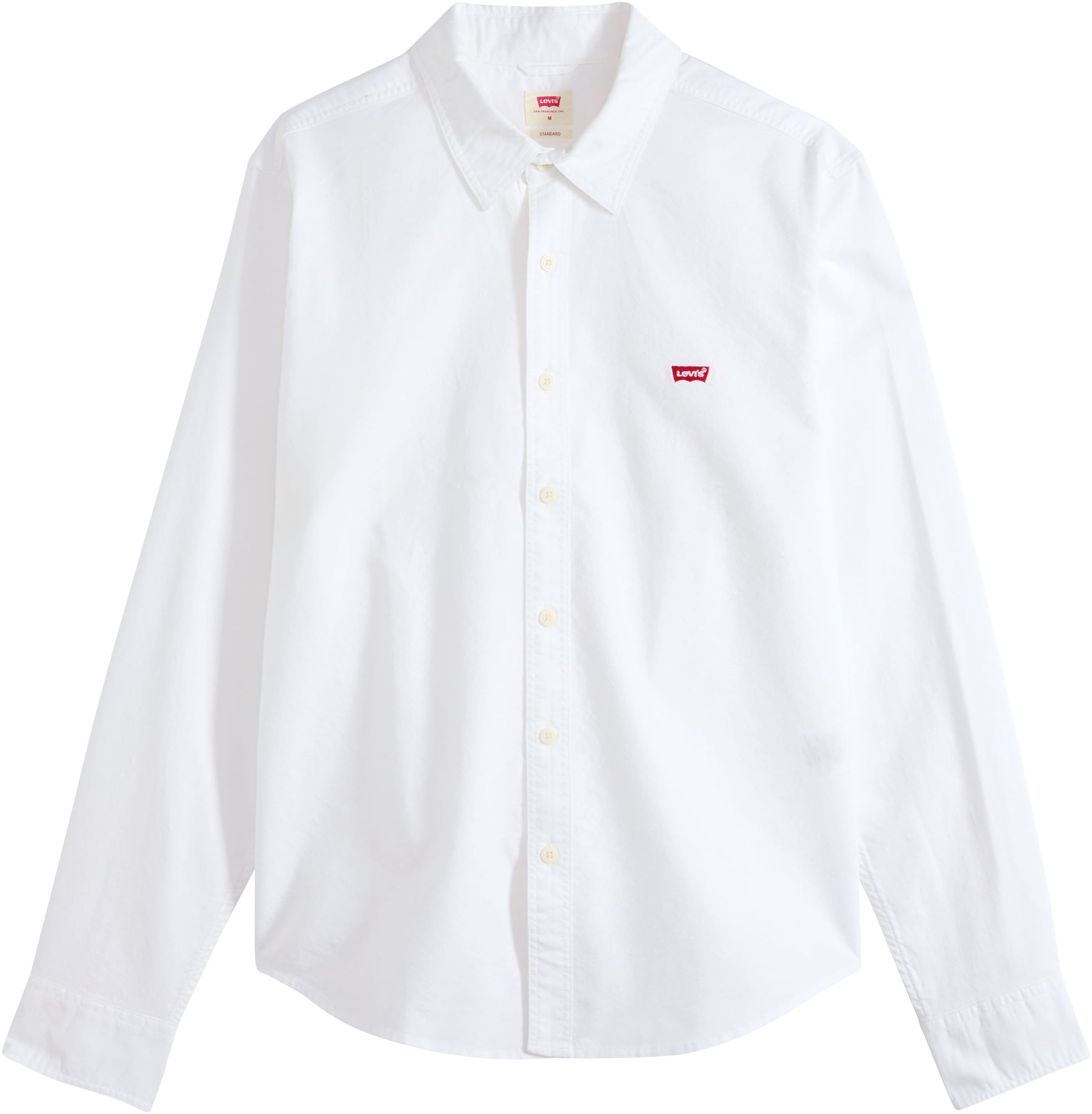 Levi's® Langarmhemd »CLS BATTERY HM SHIRT - STANDARD« mit abgerundetem Saum