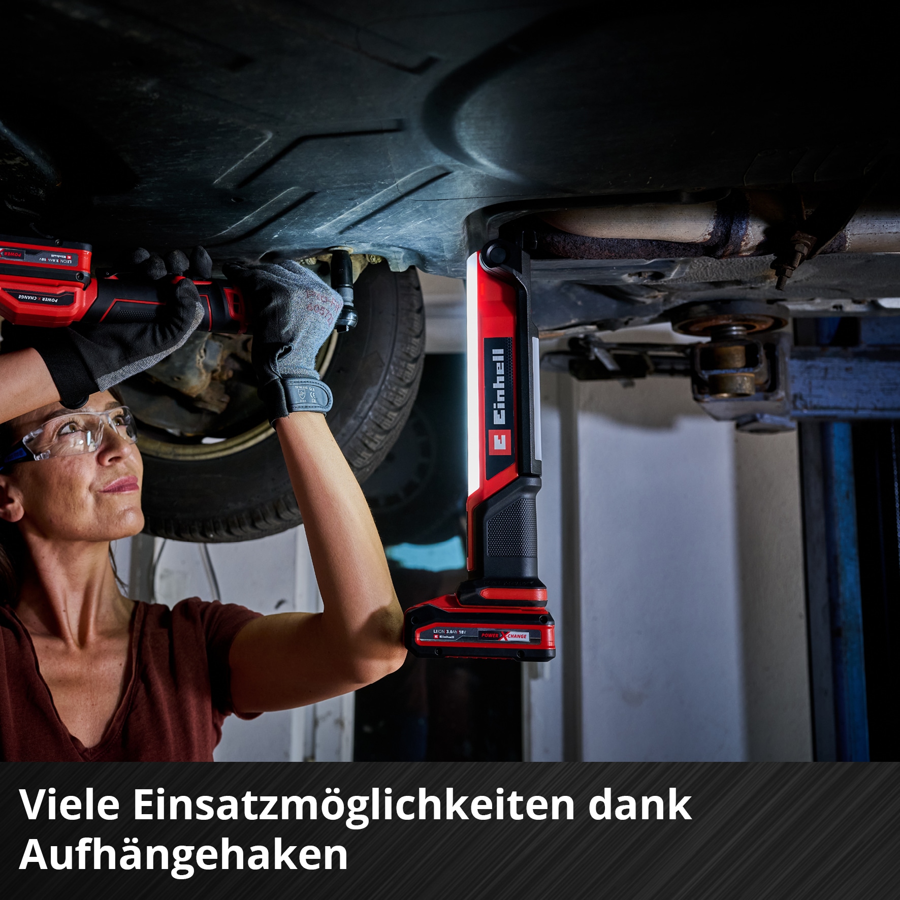 Einhell Handleuchte »TE-CL 18/1000 S Li - Solo«, ohne Akku und Ladegerät